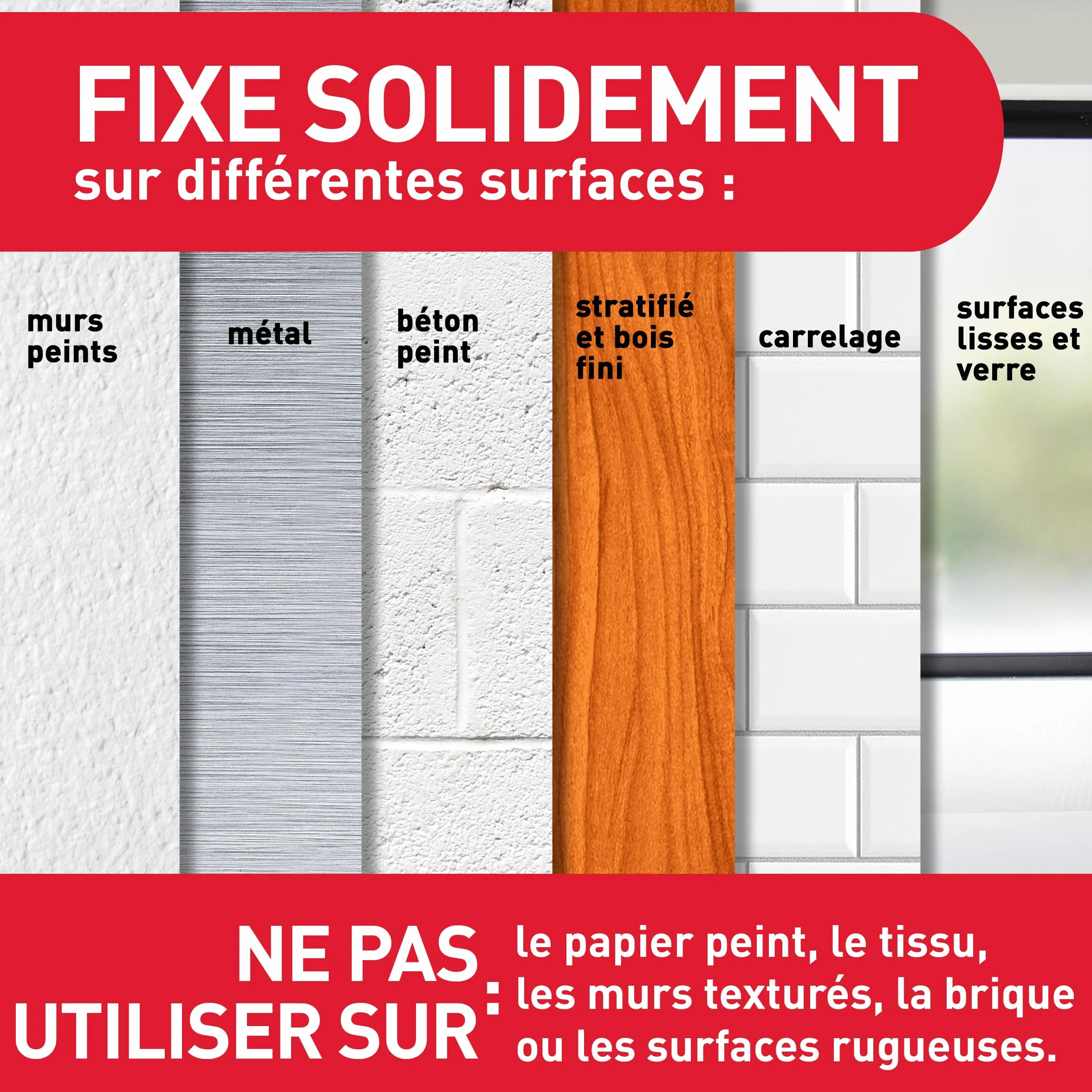 Command Languettes Accroches Tableaux Cadres Fins, Blanc, 14 Paires (28 Languettes) - Fixation sans Dommage