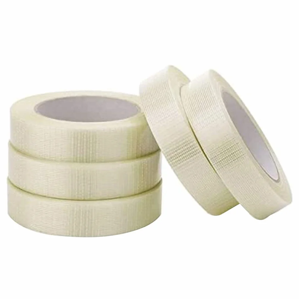 Ruban de cerclage renforcé en fibre de verre transparent bidirectionnel