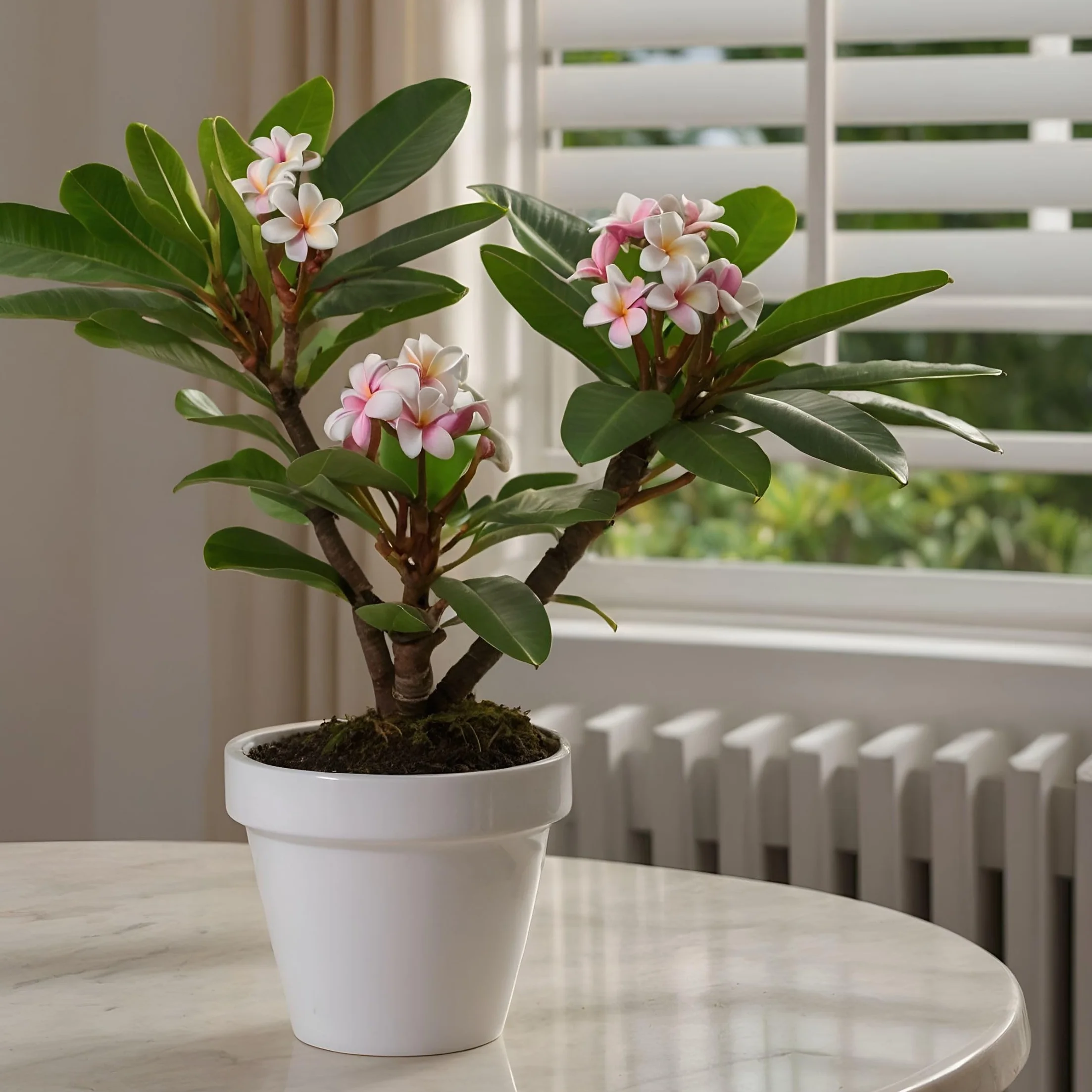 Plant in a Box Plumeria Frangipani Hawaii Frangipanier plante exotiques Pot 17cm Hauteur 45-55cm