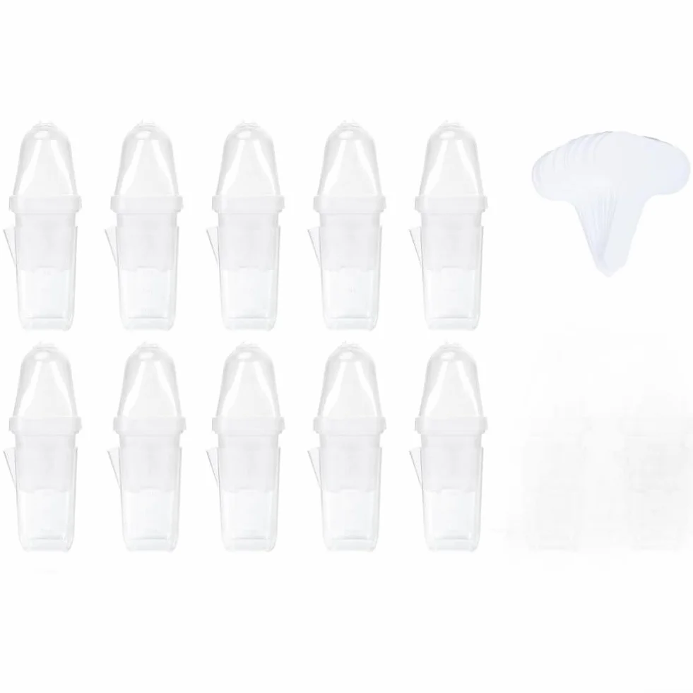 Lot de 10 pots de propagation en plastique transparent avec dôme d'humidité réglable, pour boutures et plantes grasses, avec étiquettes pour plantes