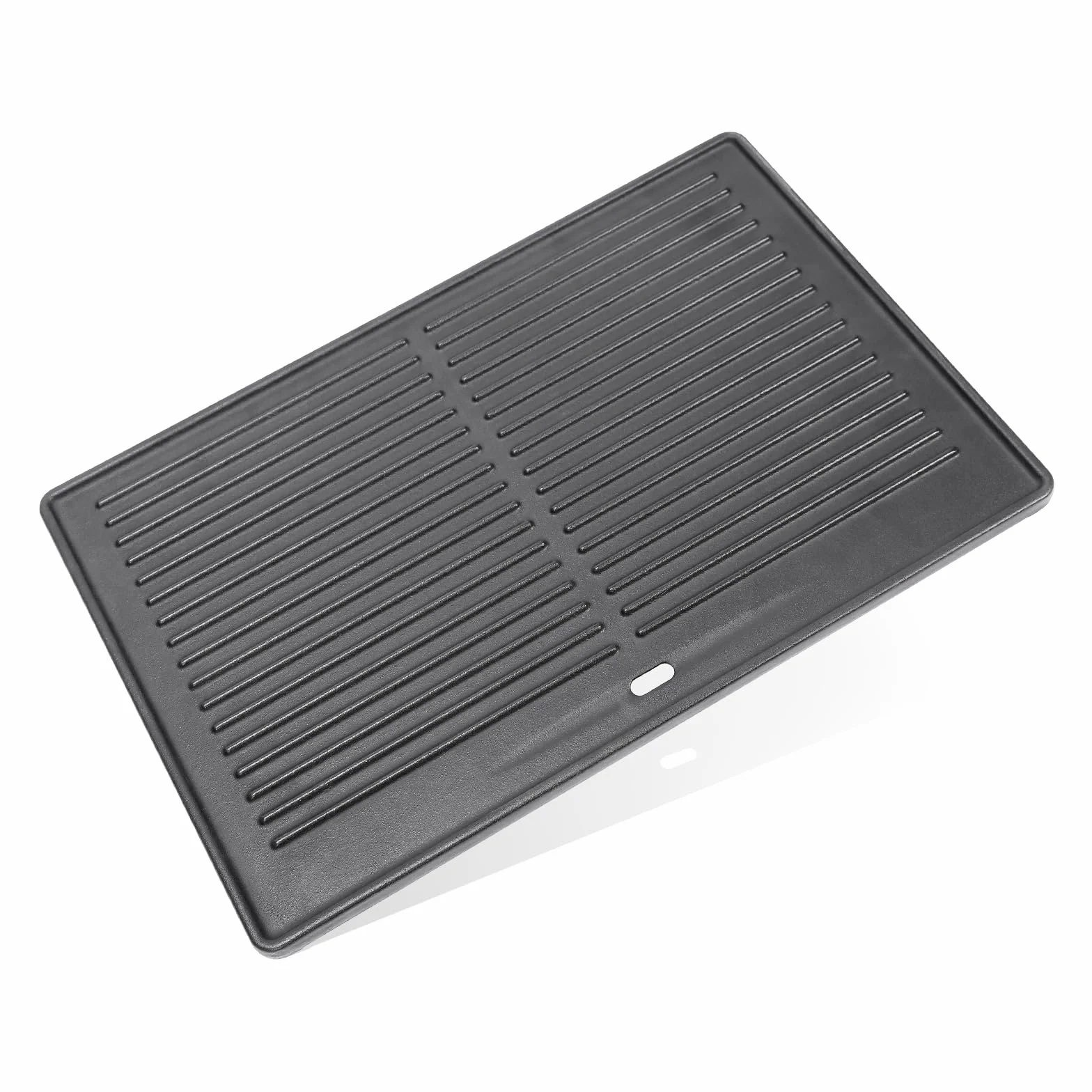 Denmay Plaque de cuisson en fonte 41,5 x 27,5 cm pour barbecue au charbon de bois