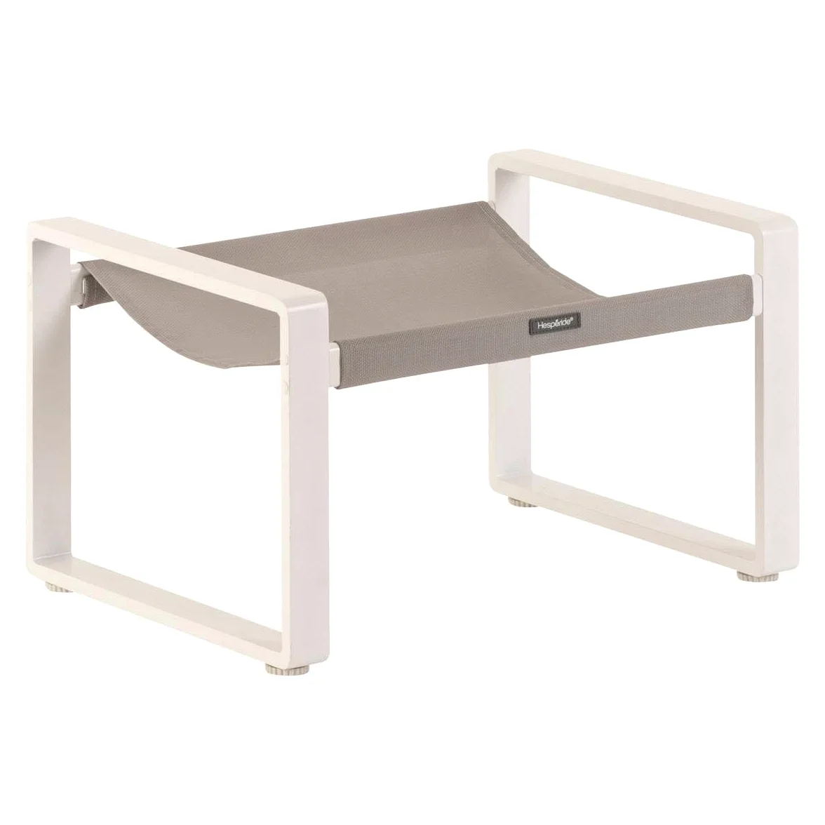 Hespéride - Fauteuil Relax de Jardin Lambinio Blanc en Aluminium en Acier traité en epoxy