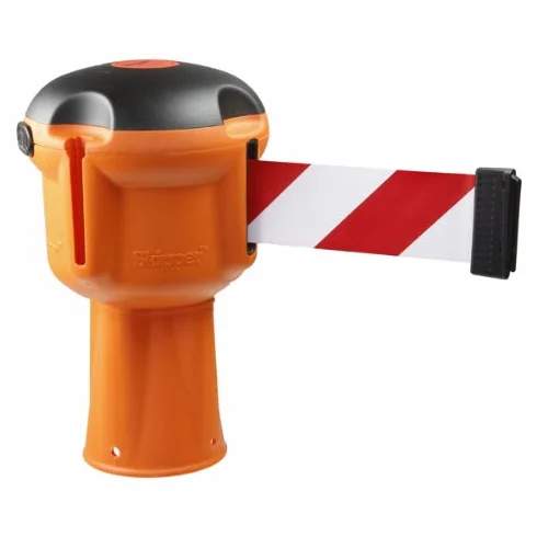Skipper Sangle de sécurité mobile 9m 5cm rouge/blanc tête de maintien 24x14,5cm pour cônes de guidage