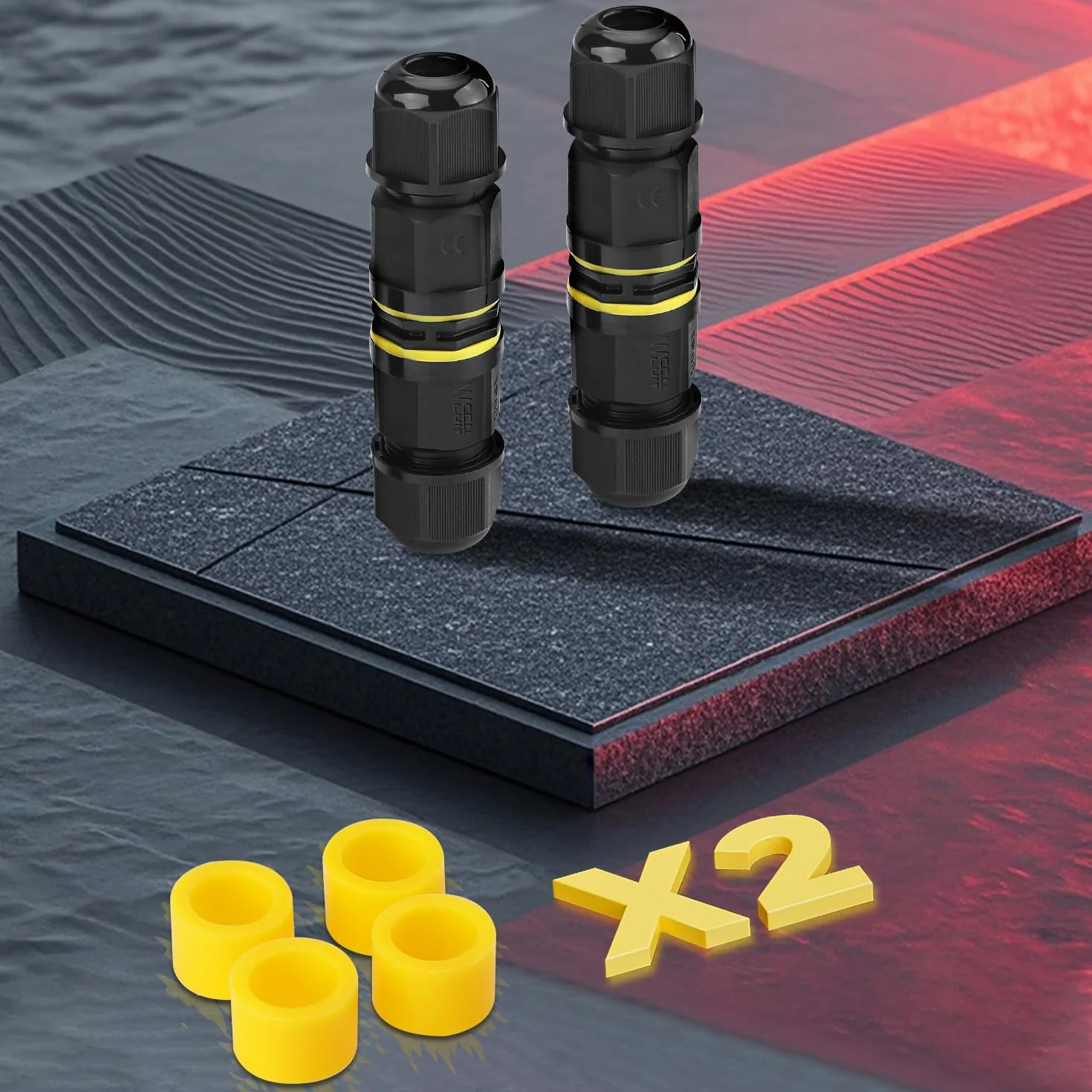 Boîte de jonction étanche IP68 OM686-3 3 voies pour câble extérieur 4-12 mm