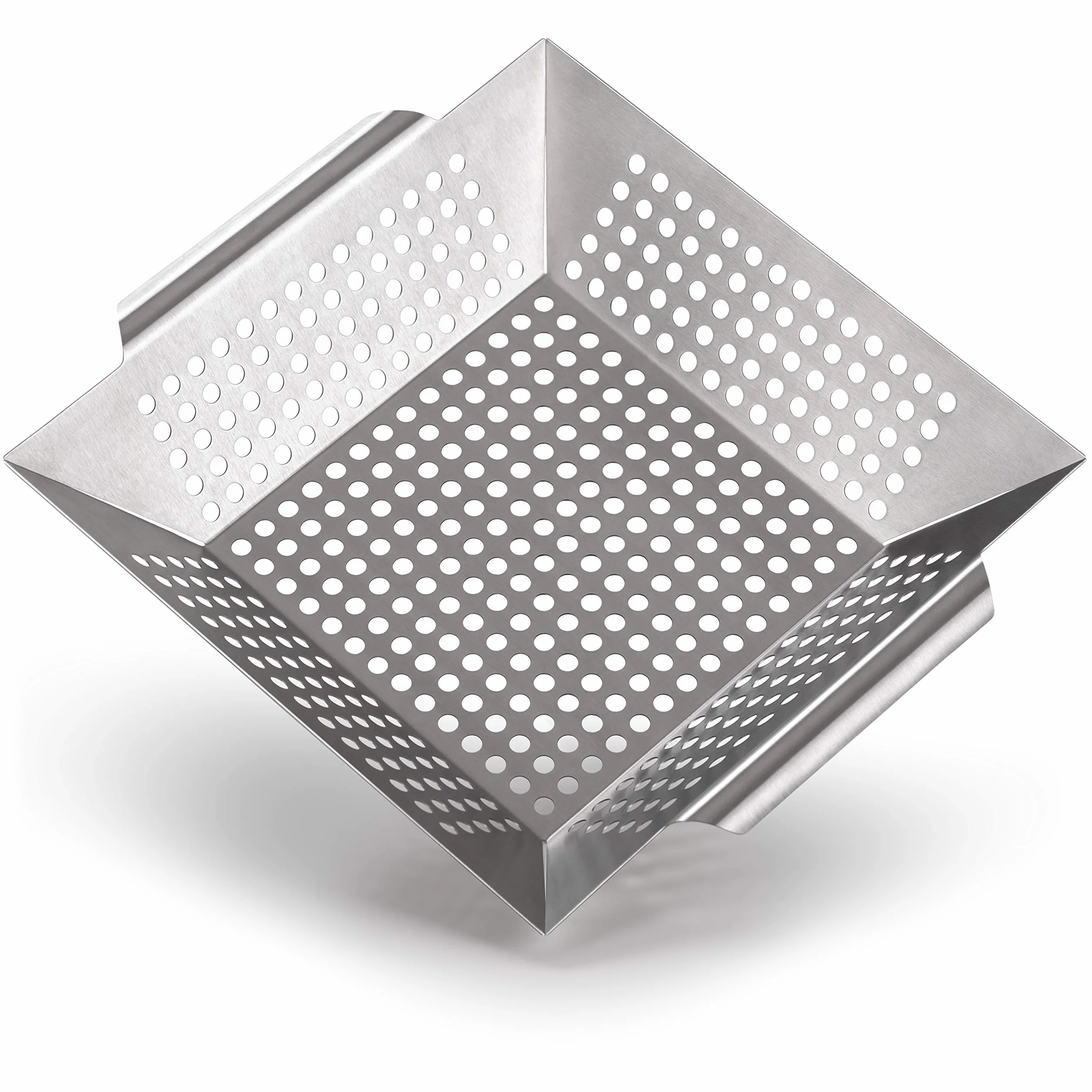 Blumtal Plat Cuisson Barbecue 29,5x 29,5x6 cm (L) 100% en Acier Inoxydable - Accessoire Pour Barbecue Electrique Idéal Pour Légumes Grillés - Convient à Tout Type De Grill - Passe Au Lave-Vaisselle