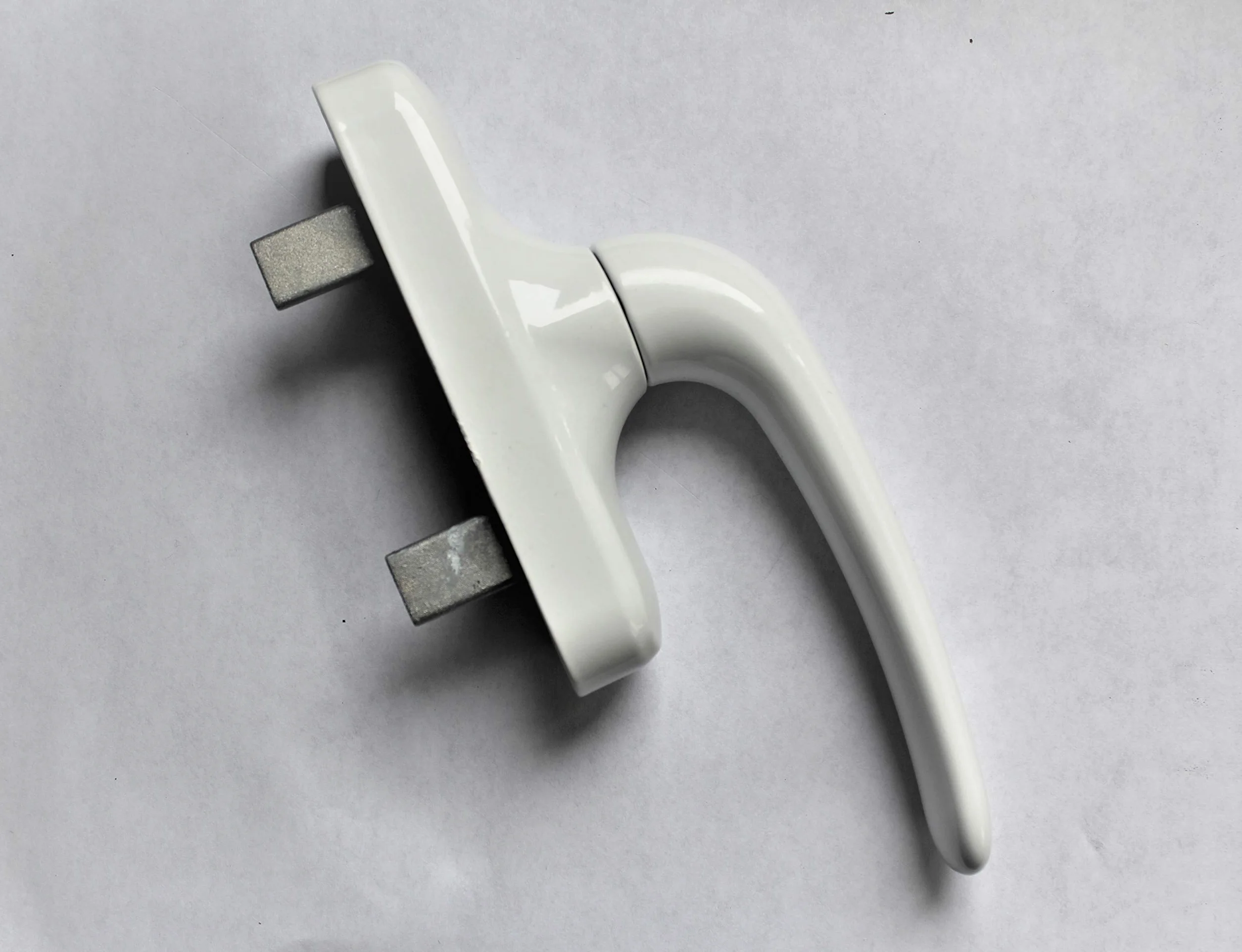 POIGNÉE CRÉMONE FENÊTRE ALUMINIUM BLANC INTÉRIEUR