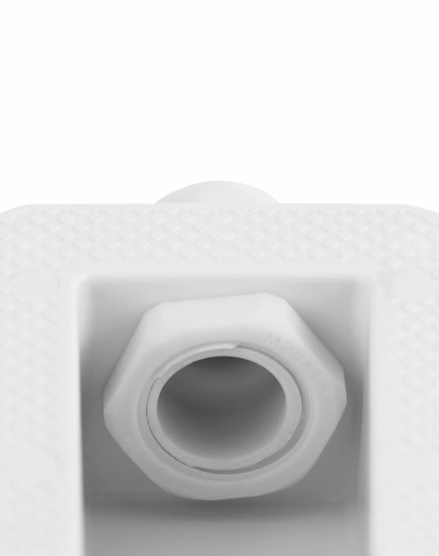 QWORK Passe-Toit IP68 Presse-étoupe Solaire étanche boîtier d'entrée de câble 1 Voie ABS Blanc