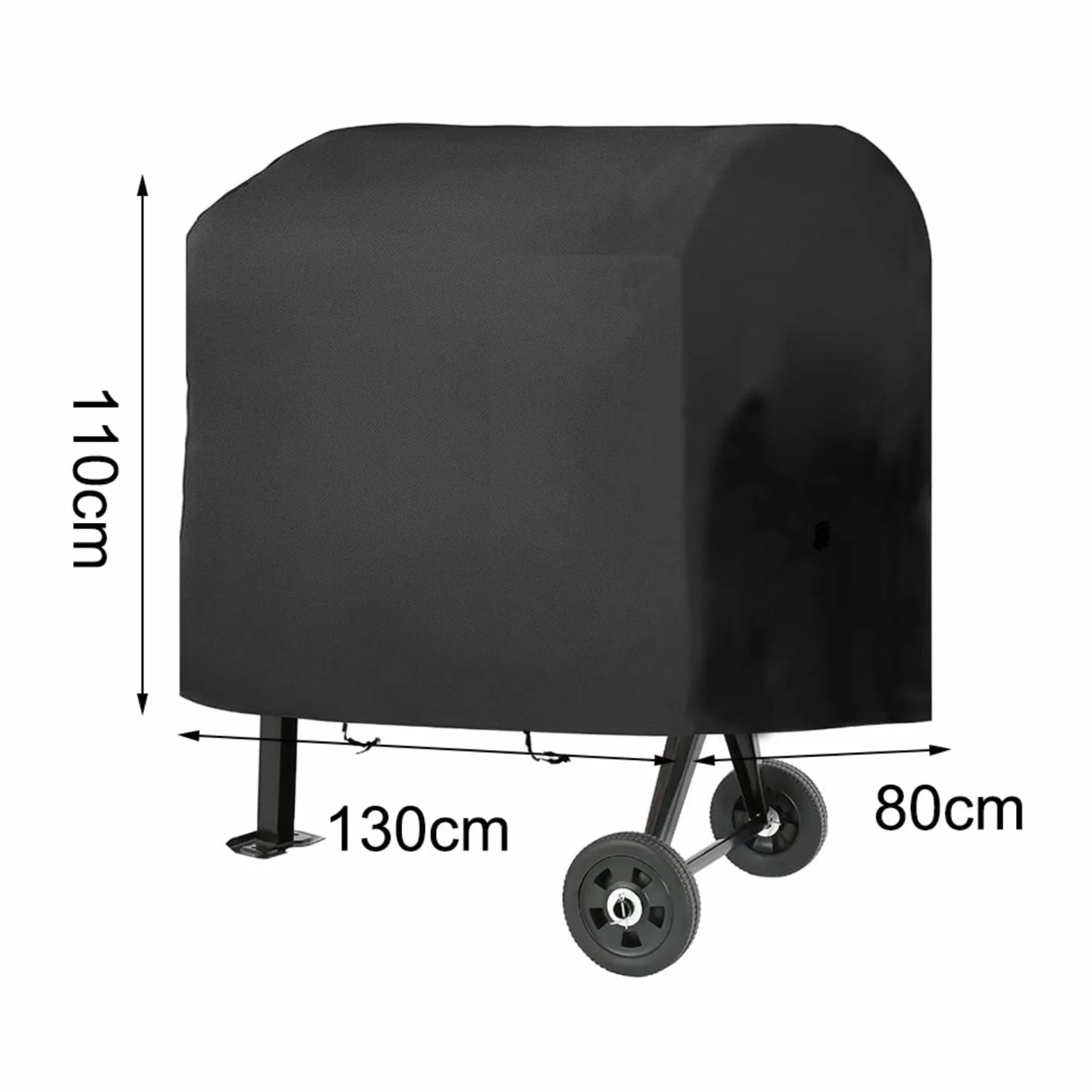 Housse de protection imperméable et résistante au soleil pour bétonnière extérieure, housse de machine à ciment anti-poussière (420D)