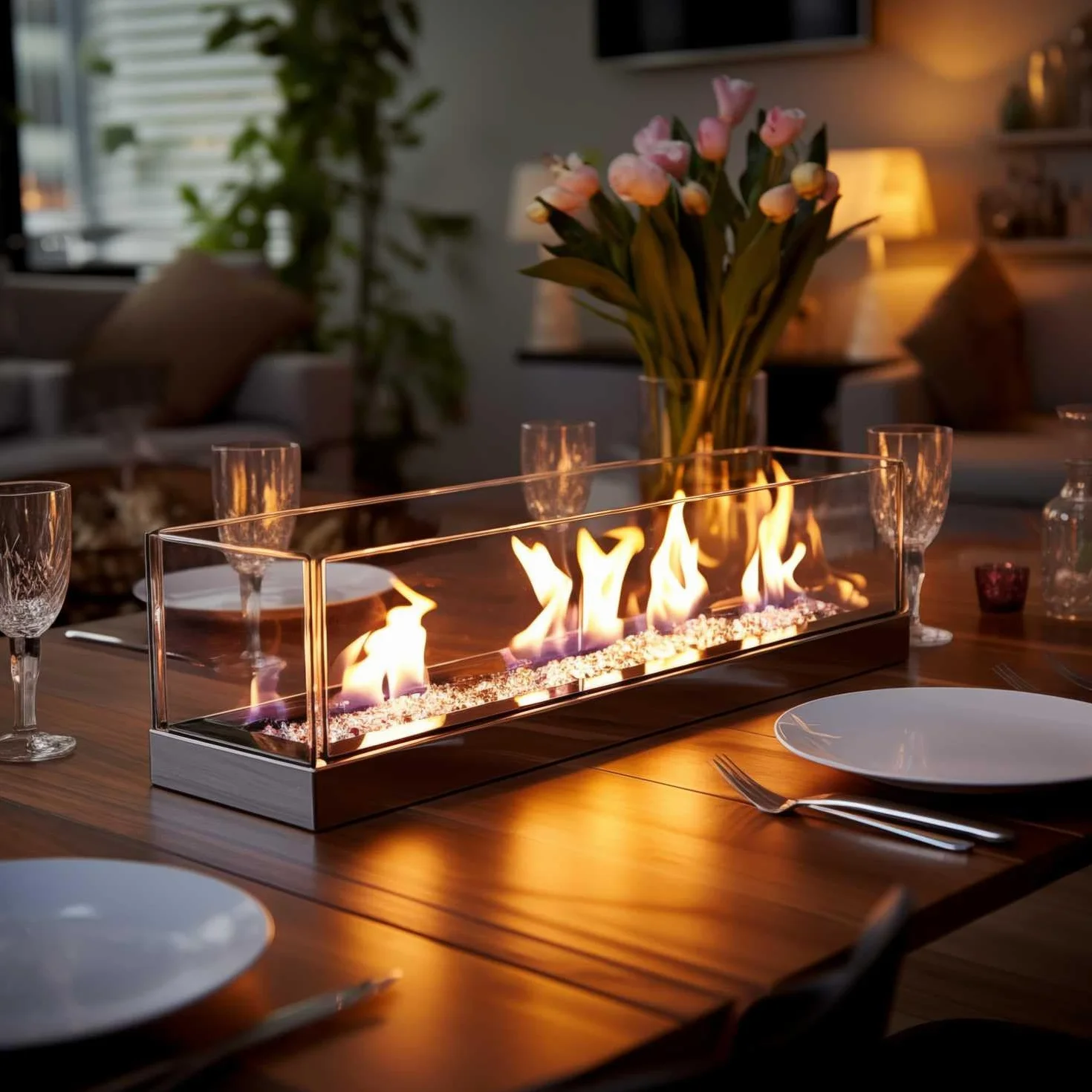 Bioéthanol 80% 5 L Effet Grillage Cheminée Feu Décoratif Intérieur Extérieur