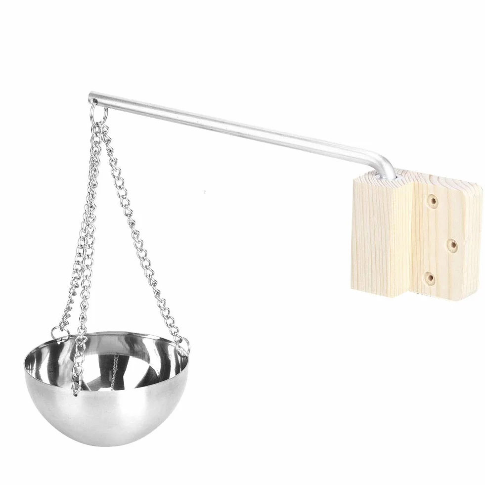 Jarchii Sauna Bowl Acier Inoxydable Accessoires Sauna Traditionnel