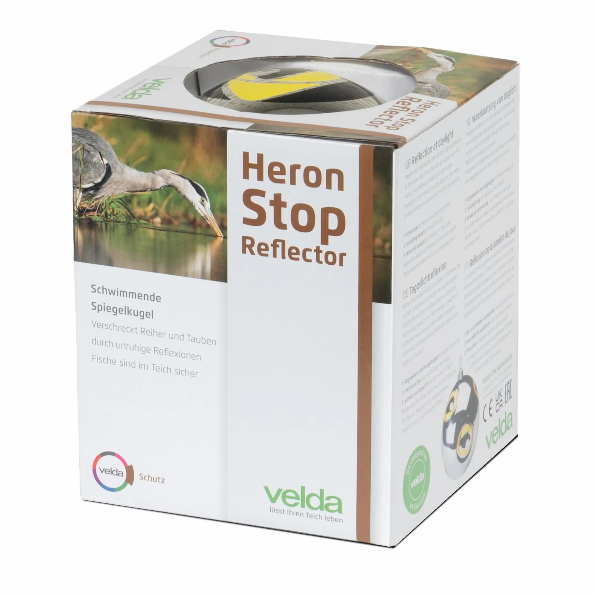 Velda, réflecteur effaroucheur anti-héron pour bassin d'agrément, Heron Stop Reflector, 128034