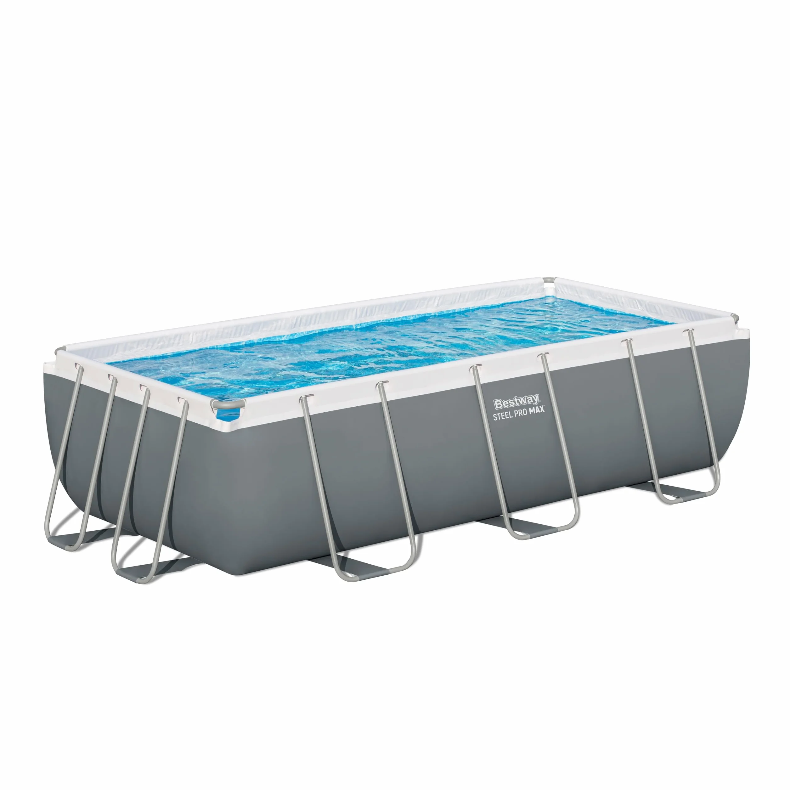 Bestway Steel Pro Max Kit Piscine Hors Sol 404 cm x 201 cm x 100 cm Gris