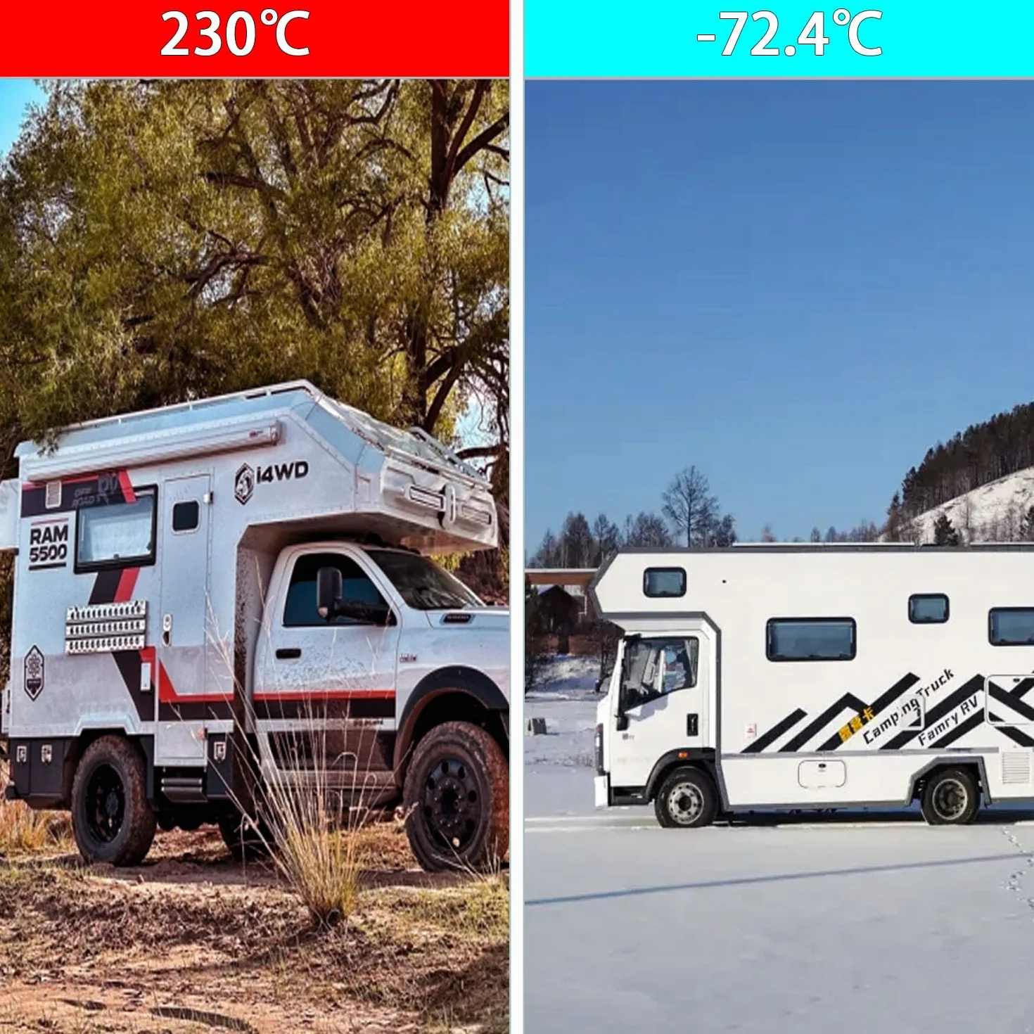CHUANGSEED Ruban Adhésif de Réparation VR Blanc 5cmx10m Caoutchouc Butyle pour Caravane Camping-Car Bateau