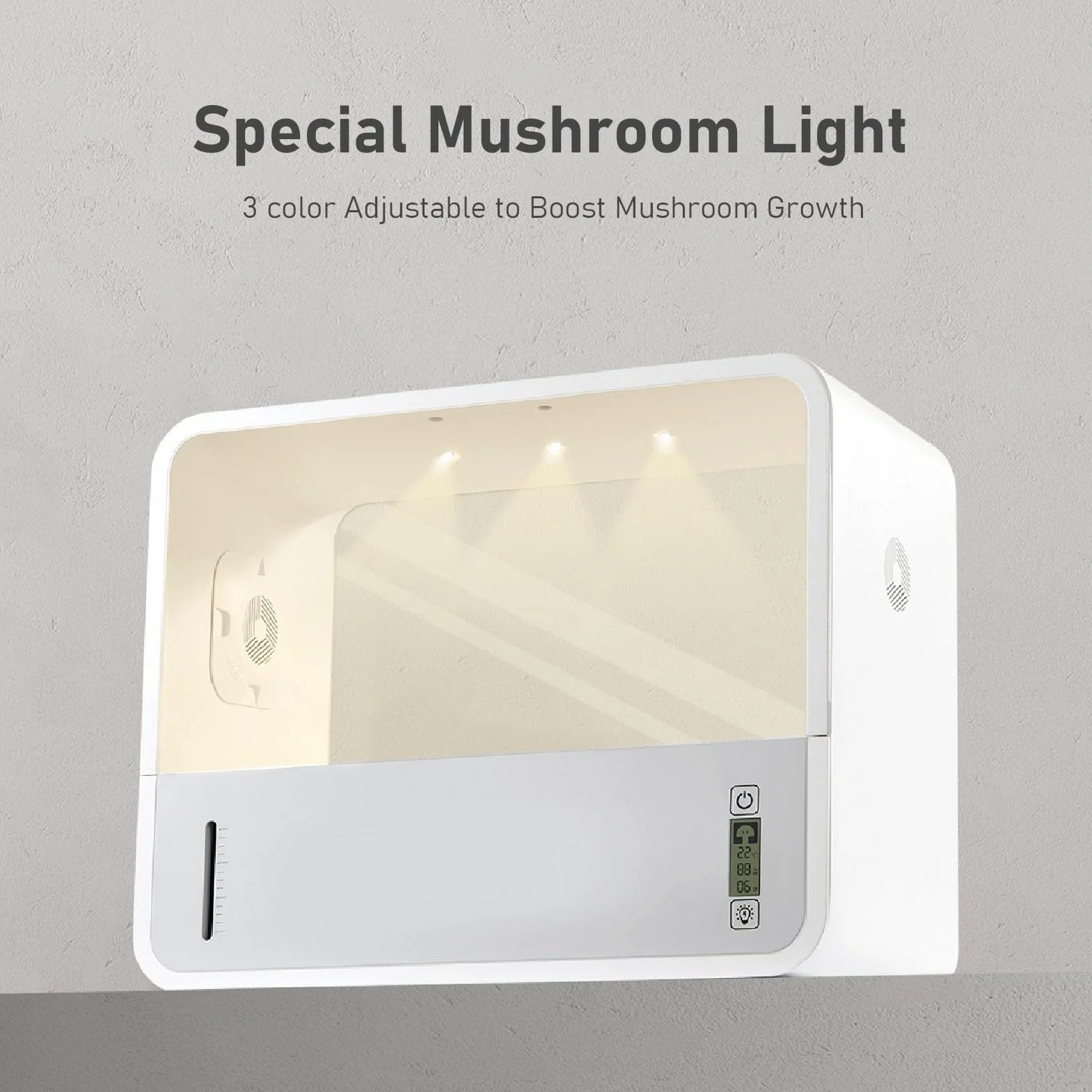 Tente de culture de champignons LED, boîte de culture intelligente sans sol, éclairage automatique