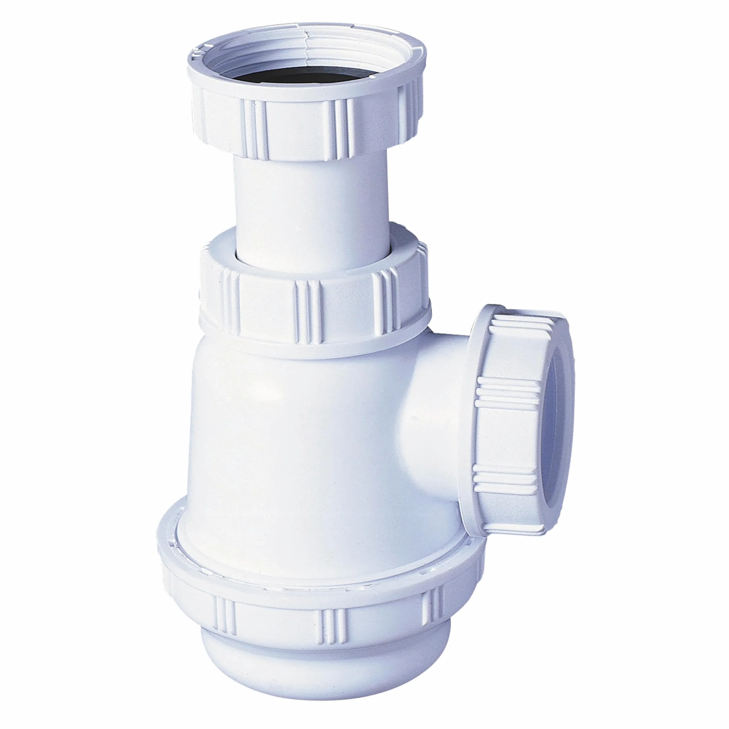 Wirquin Siphon de lavabo lave-mains à culot court blanc