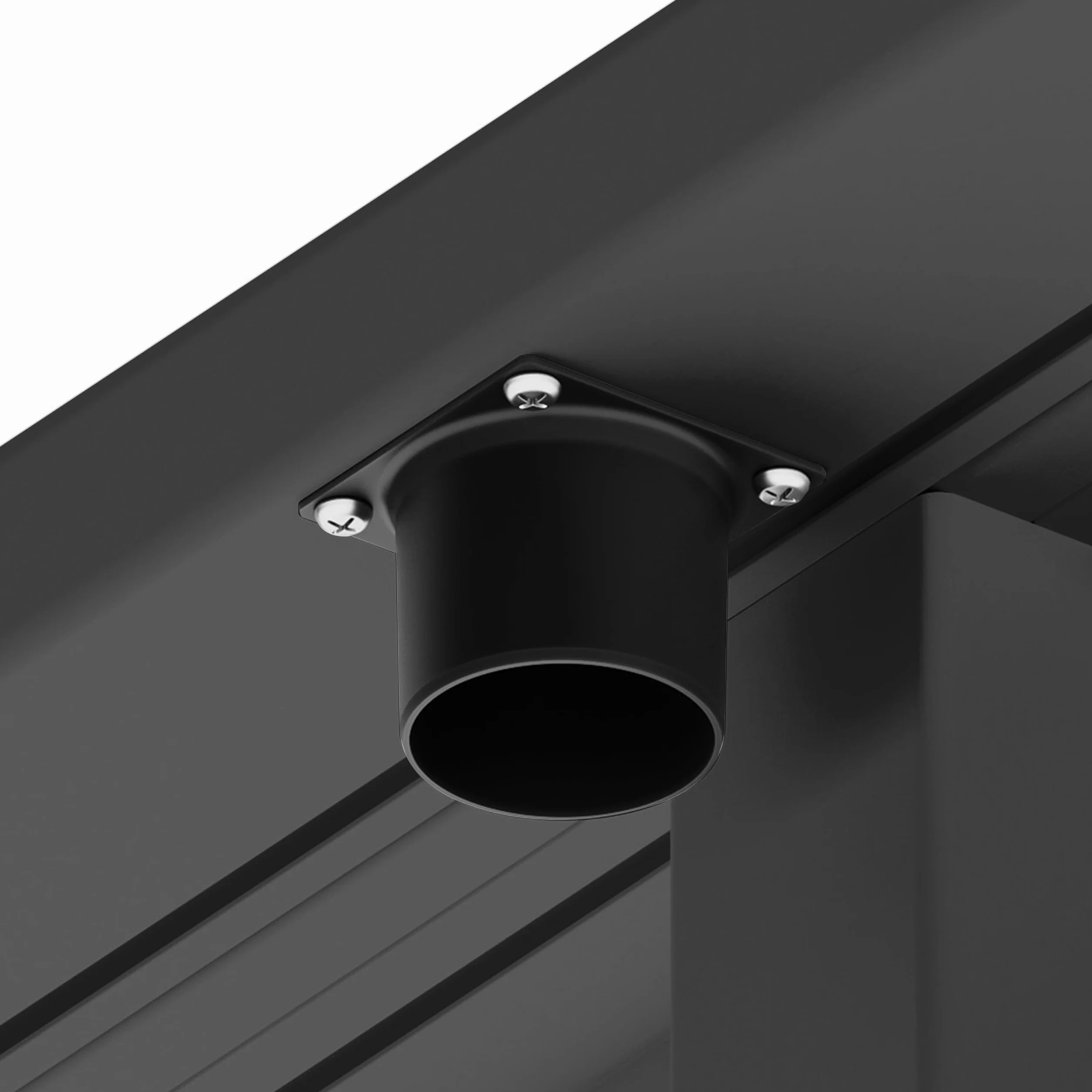 GFP Carport 2,85x5,05m Abri Voiture en Aluminium Anthracite Abri Individuel Voiture