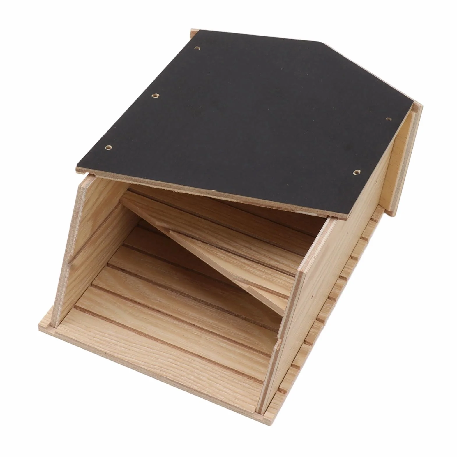 Maison pour Chauve-souris en Bois Double Chambre Imperméable Coupe-vent Extérieur
