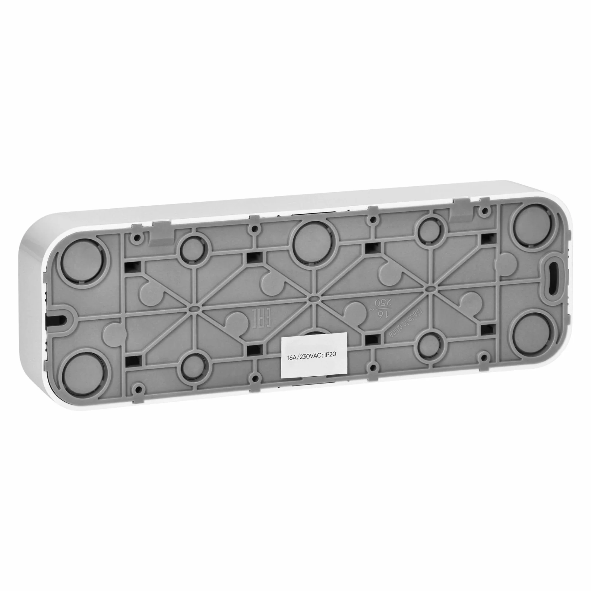 Bloc Prise Murale 4 x 2P+T 16A 230VAC IP20 Version Francaise