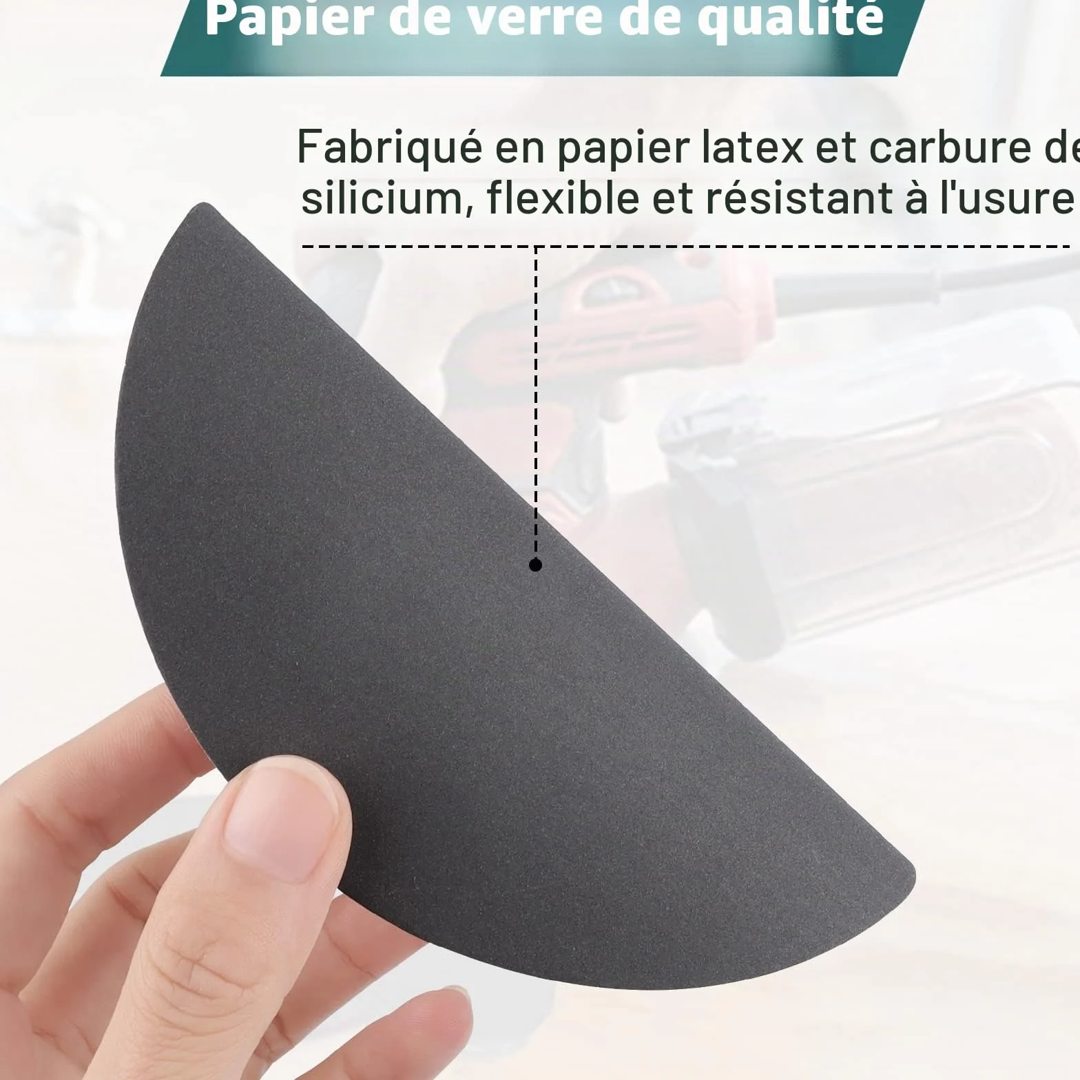 Papier de Verre Sec à l'eau 125mm 24 Pièces Abrasif Rond Grain 600-5000 Disques de Ponçage Polissage Métal Bois