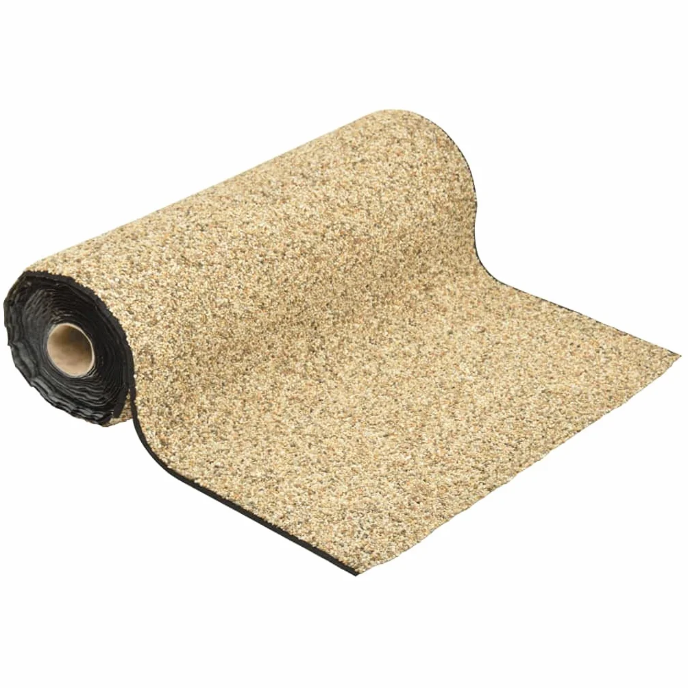 Tomostar Revêtement de Pierre, Tapis Gravillonnée Sable Naturel 700x60 cm