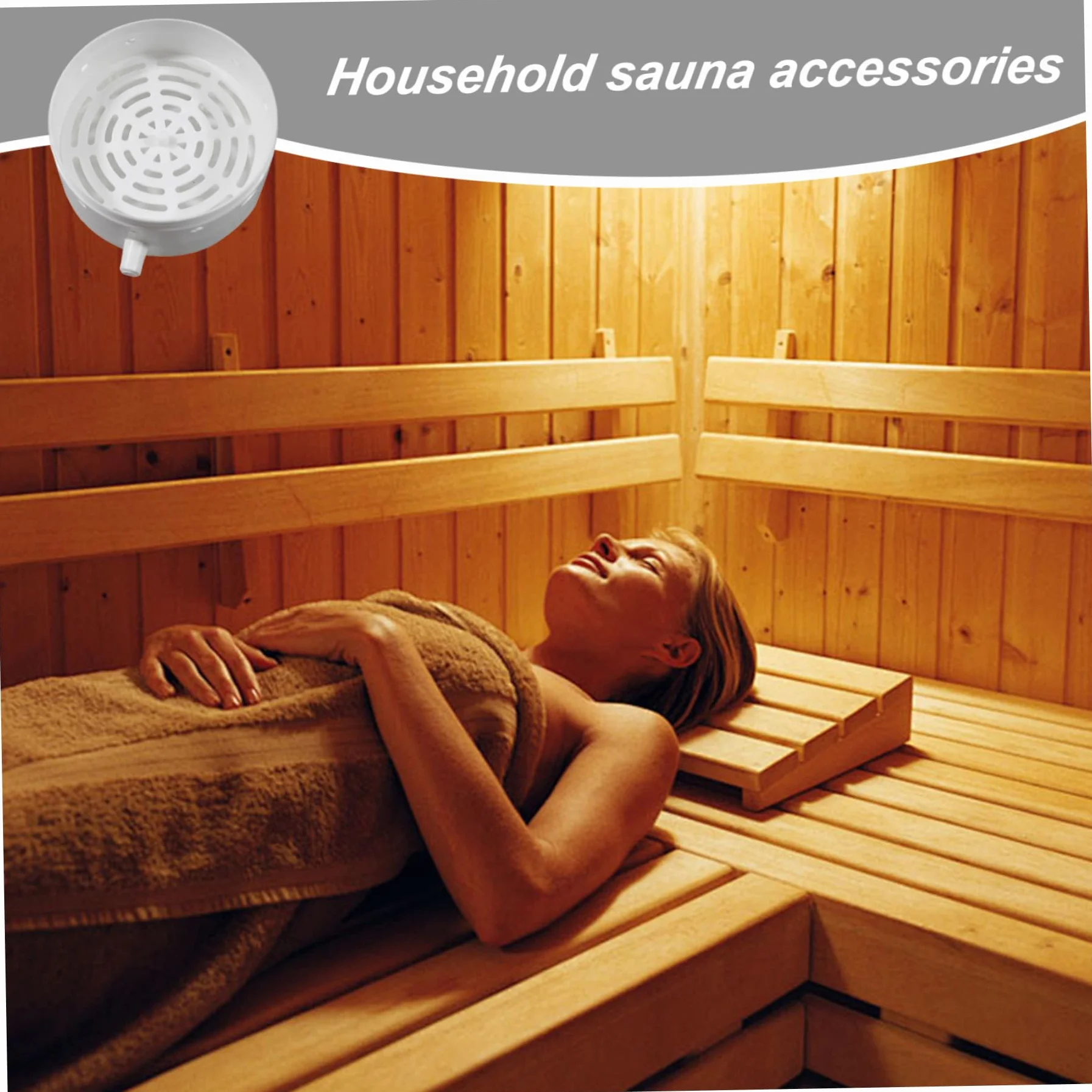 Boîte de Fumigation pour Sauna, boîtier à Vapeur 4,7 x 4,7 x 2 Pouces