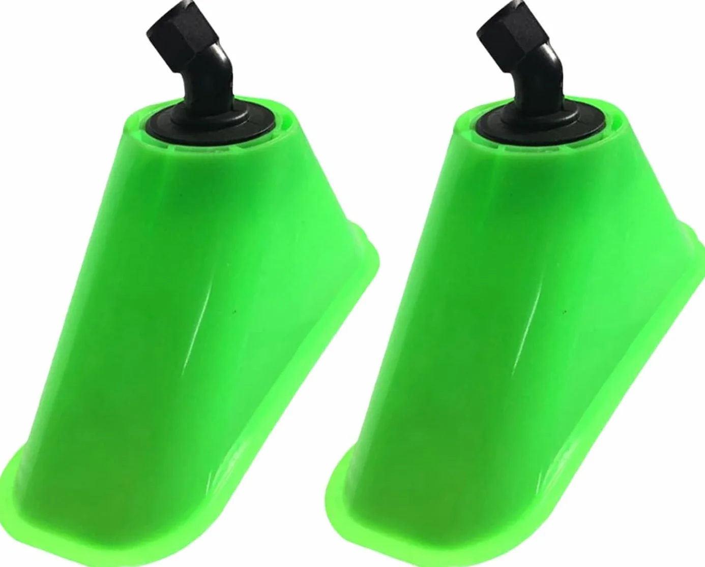 Lot de 2 housses coupe-vent pour pulvérisateur électrique avec buse en forme de corne, buse de pulvérisation de précision pour jardin et agriculture, compatible avec verger et champs de légumes
