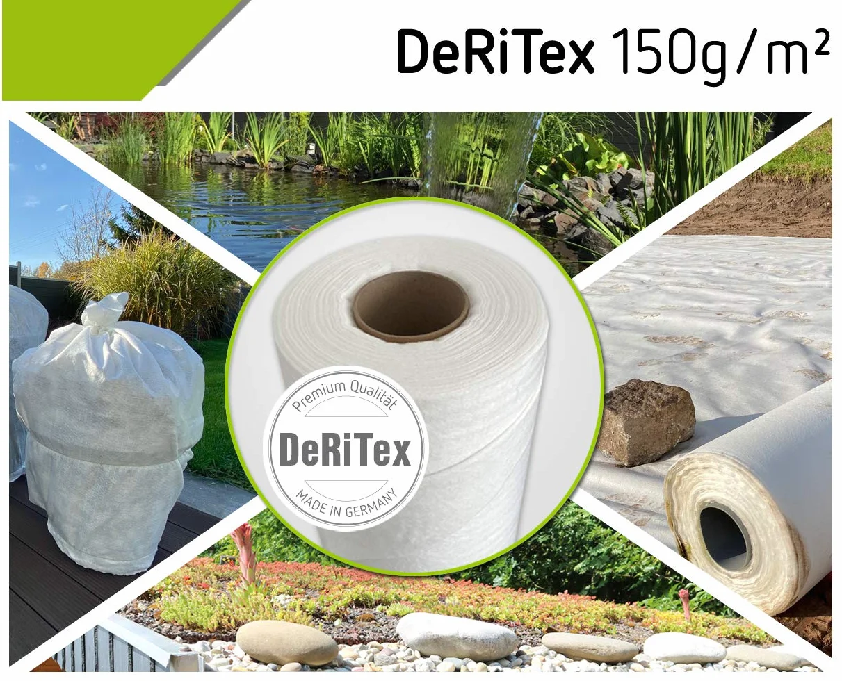 Filtres de Drainage Non-tissés 150g/m² 25m² (1m x 25m)