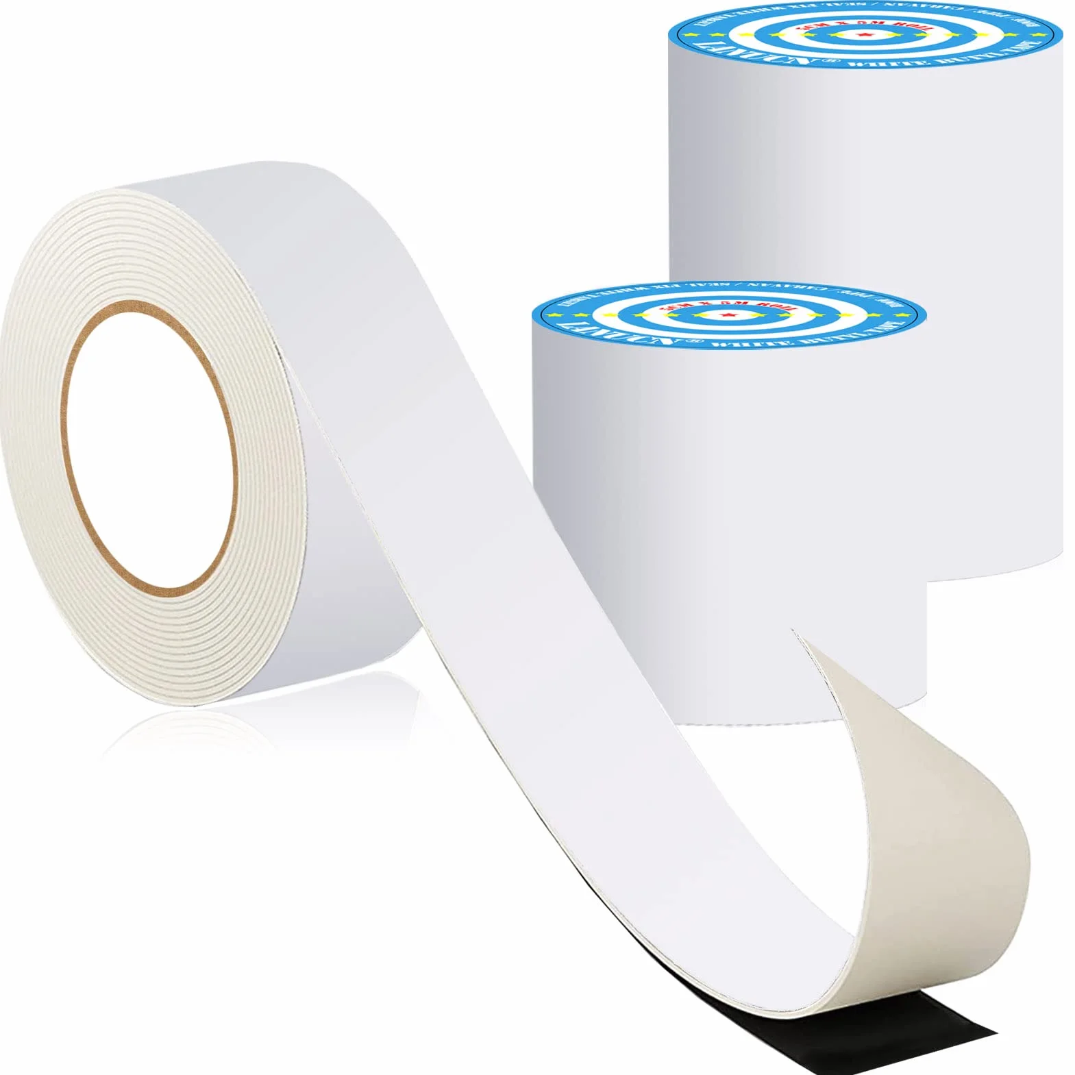 Ruban étanche butyle blanc autocollant 5 cm x 10 m étanchéité toiture joints caravane tuyauterie réparation fuites