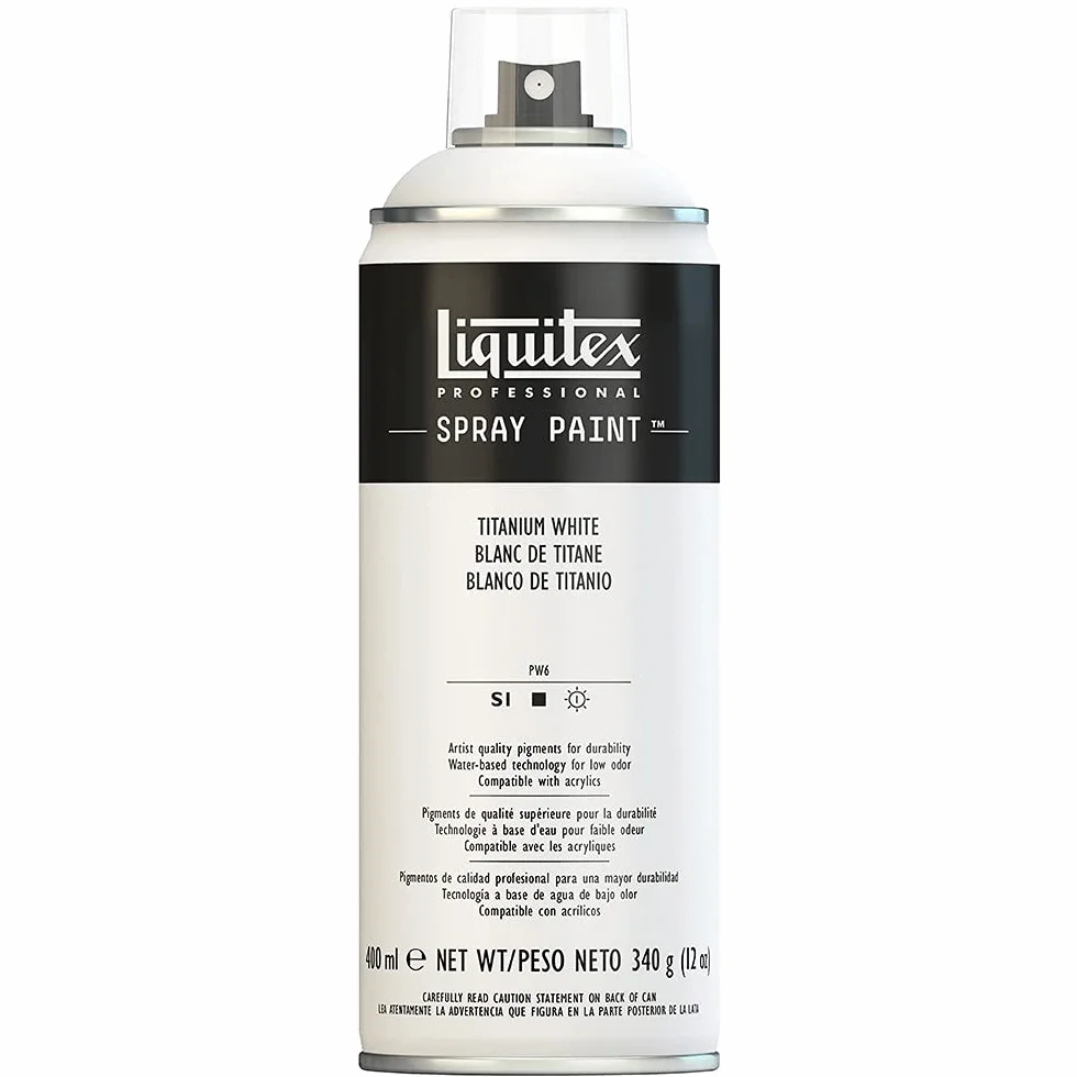 Liquitex Professional Peinture acrylique Aérosol 400 ml Blanc de titane