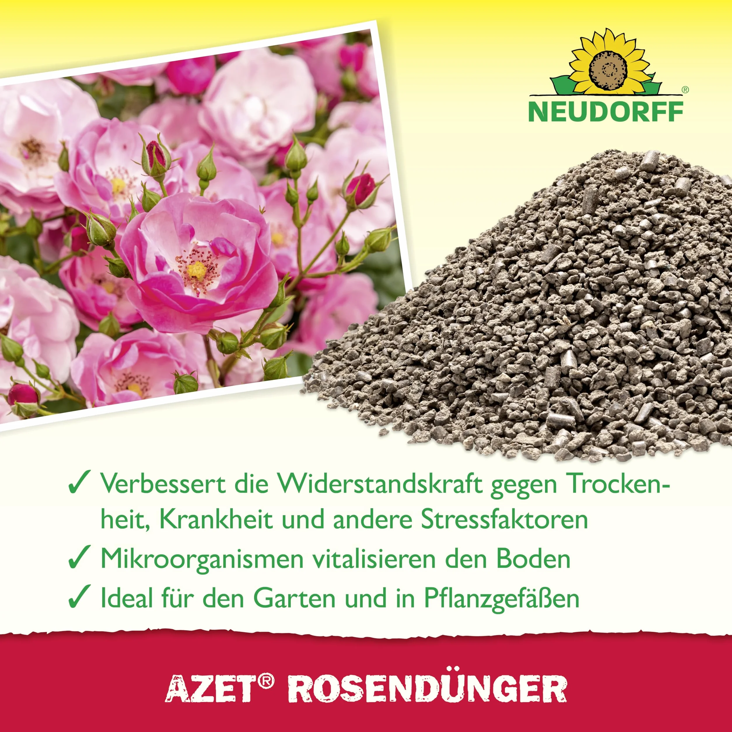 Neudorff Engrais pour rosiers 1,75kg 1201