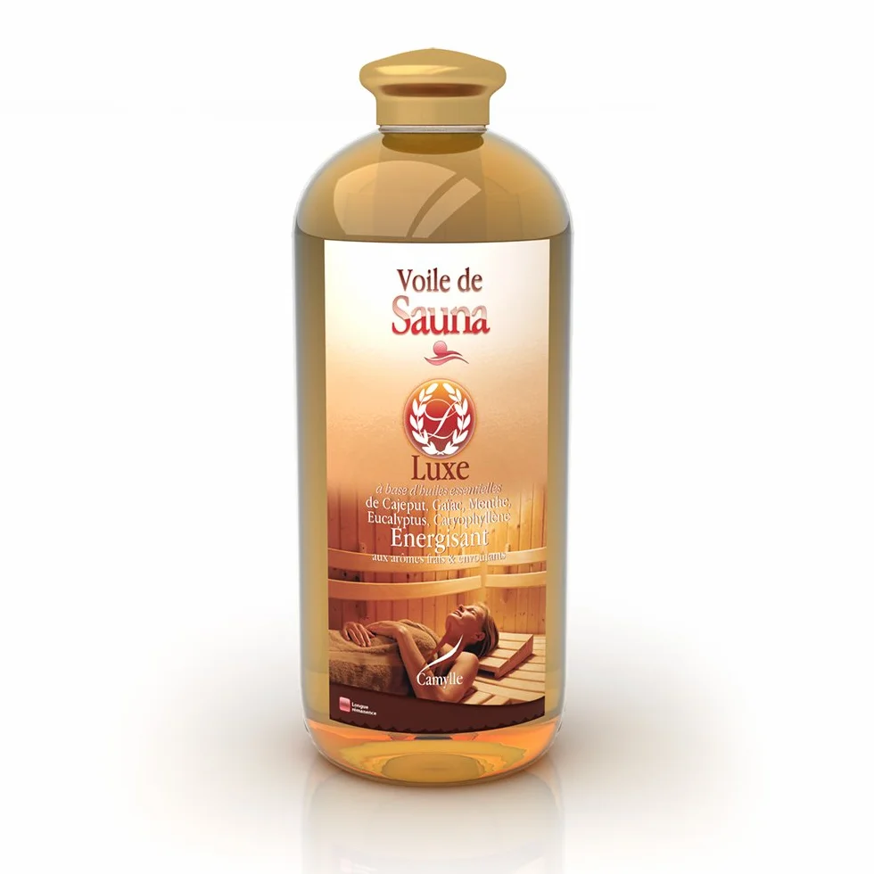 Voile de Sauna Luxe aux Huiles Essentielles 100% Pures et Naturelles 1000ml