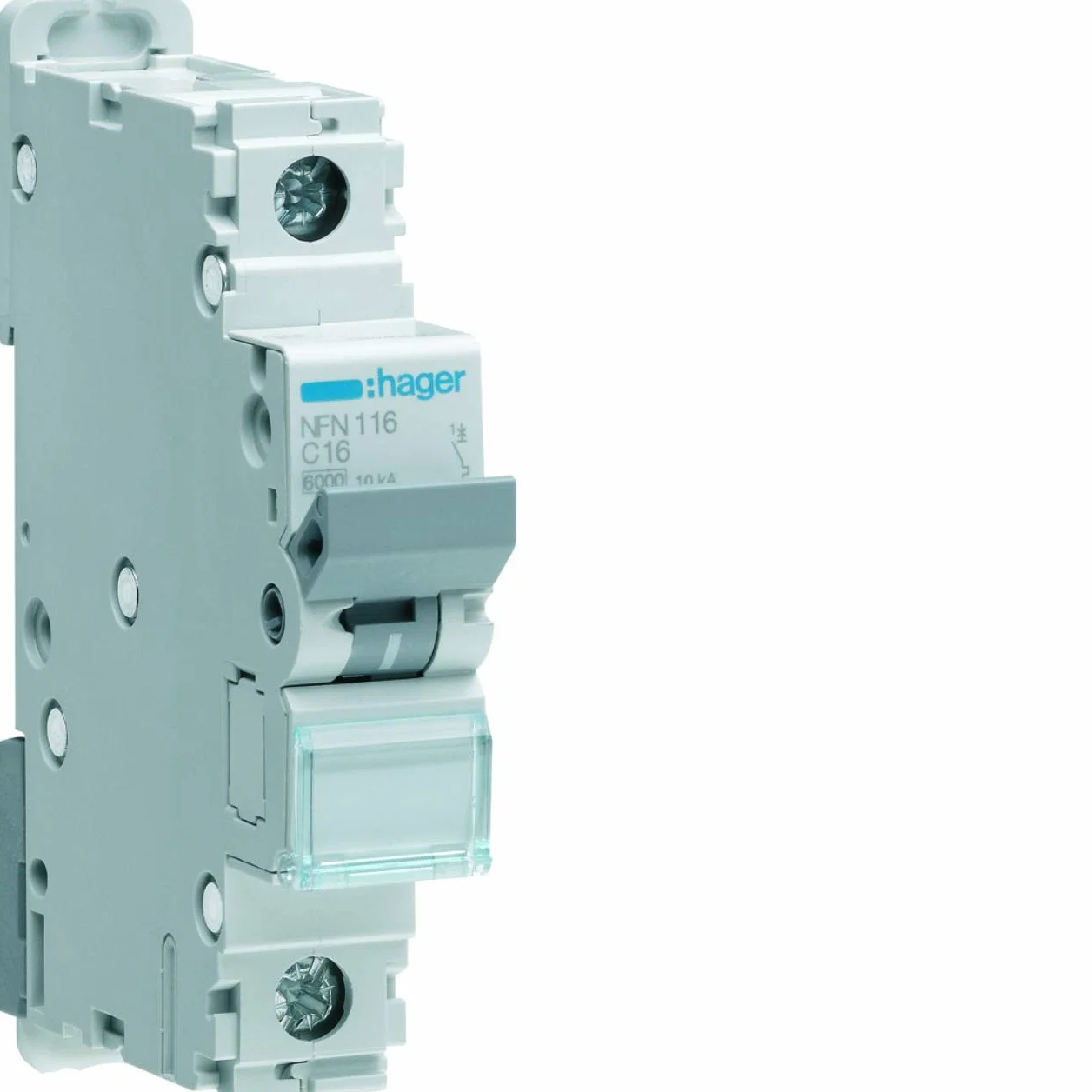 Disjoncteur Hager 1 pôle 25A 6kA courbe C vis/vis