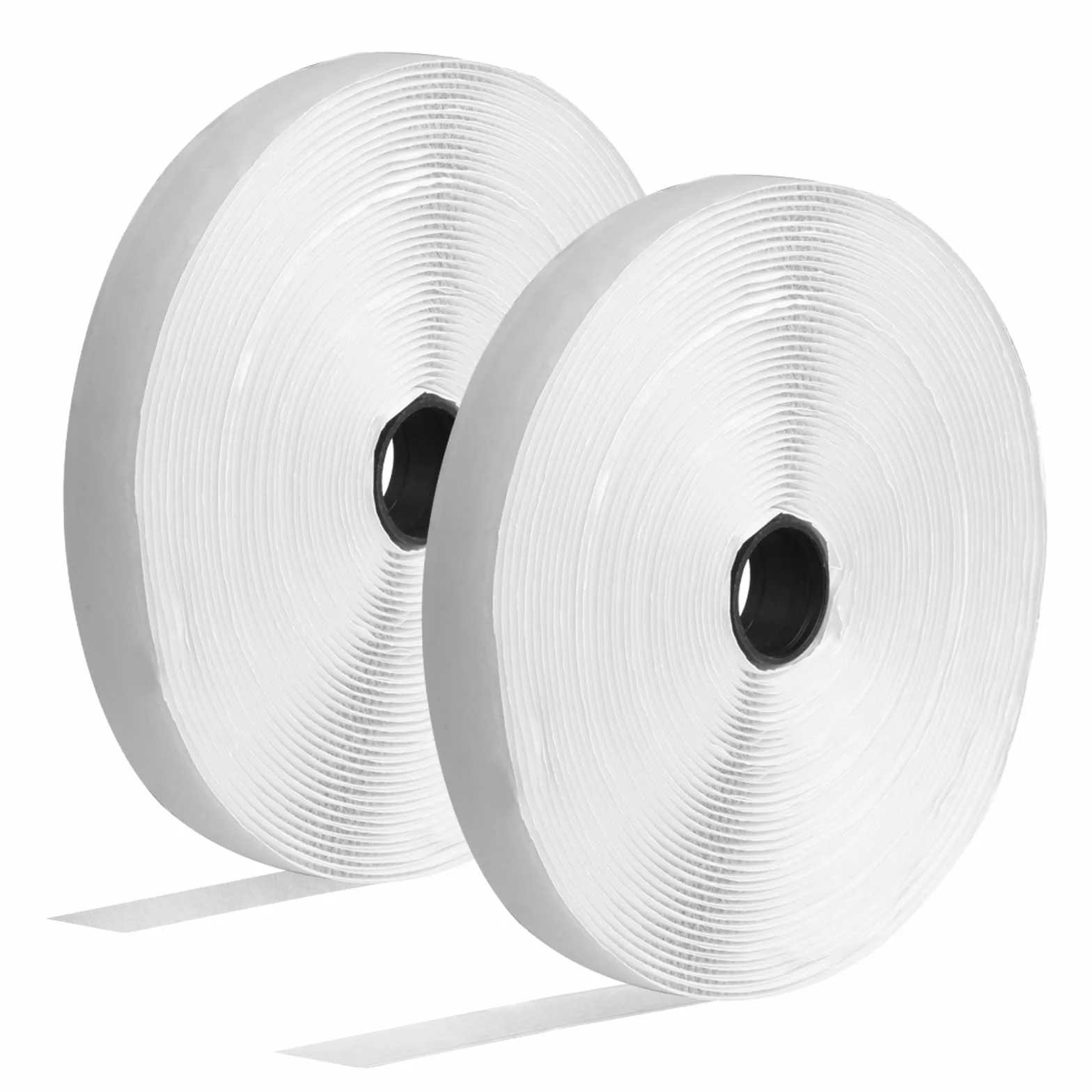 Ruban auto-agrippant extra-fort 16 mm x 10 m blanc 2 rouleaux