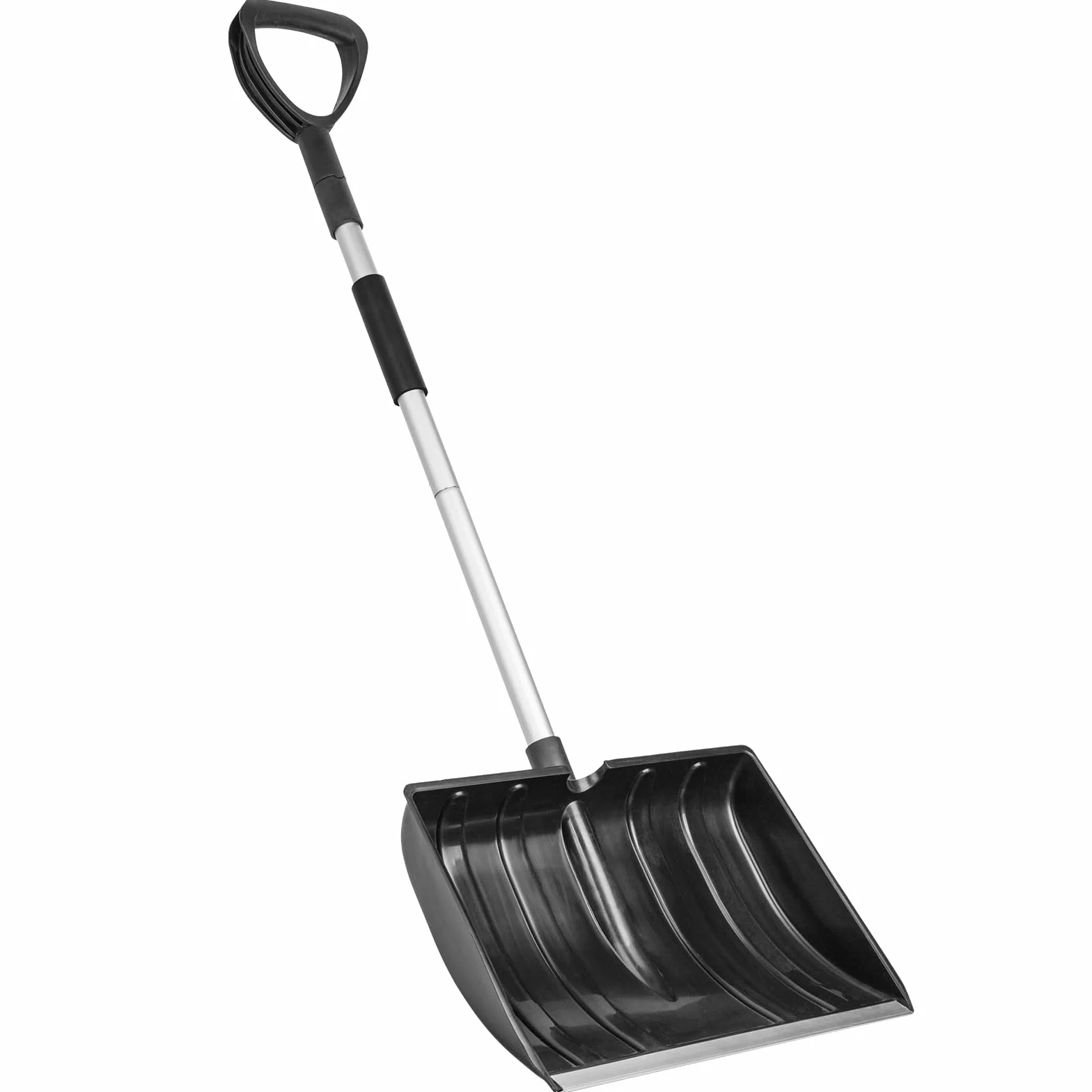 LESOLEIL Pelle à Neige réglable Portable 42cm Poignée en D pour Voiture Jardin Camping