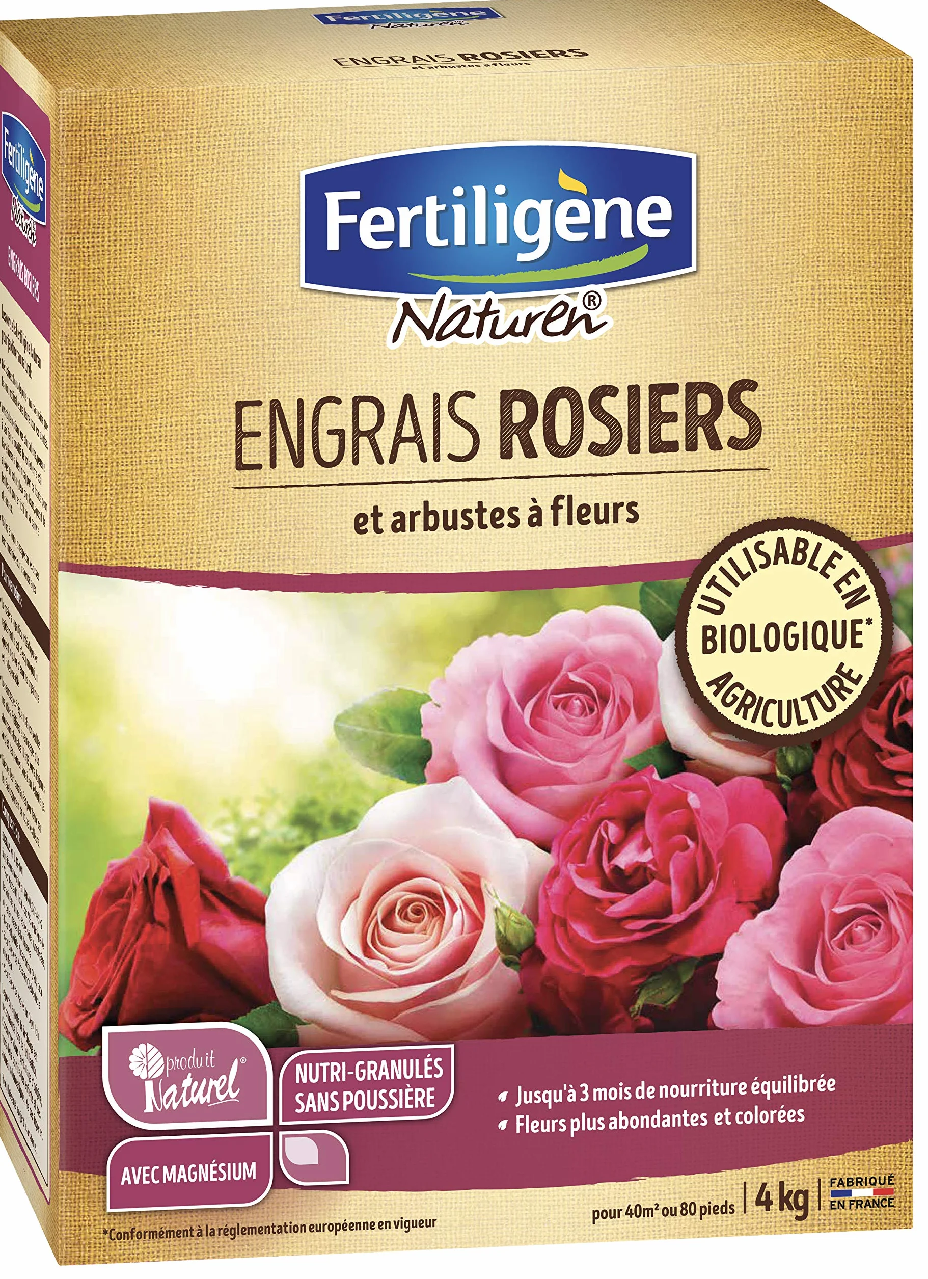 Engrais Mini-Granulés Rosiers et Arbustes à Fleurs UAB 4 kg