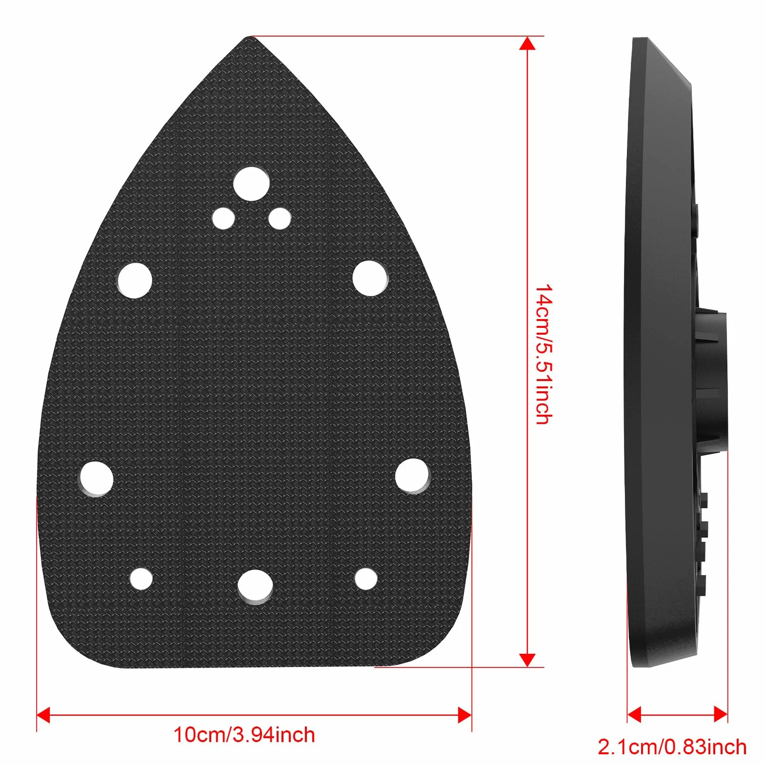HYCHIKA Coussin de dossier pour ponceuse de détail 140x140x100 mm compatible MS200W FL118A