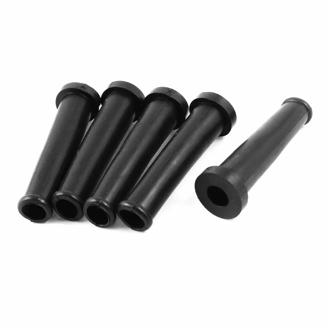 sourcing map 5pcs Manchon Protection de Fil Câble électrique en Caoutchouc pour Meuleuse d'angle