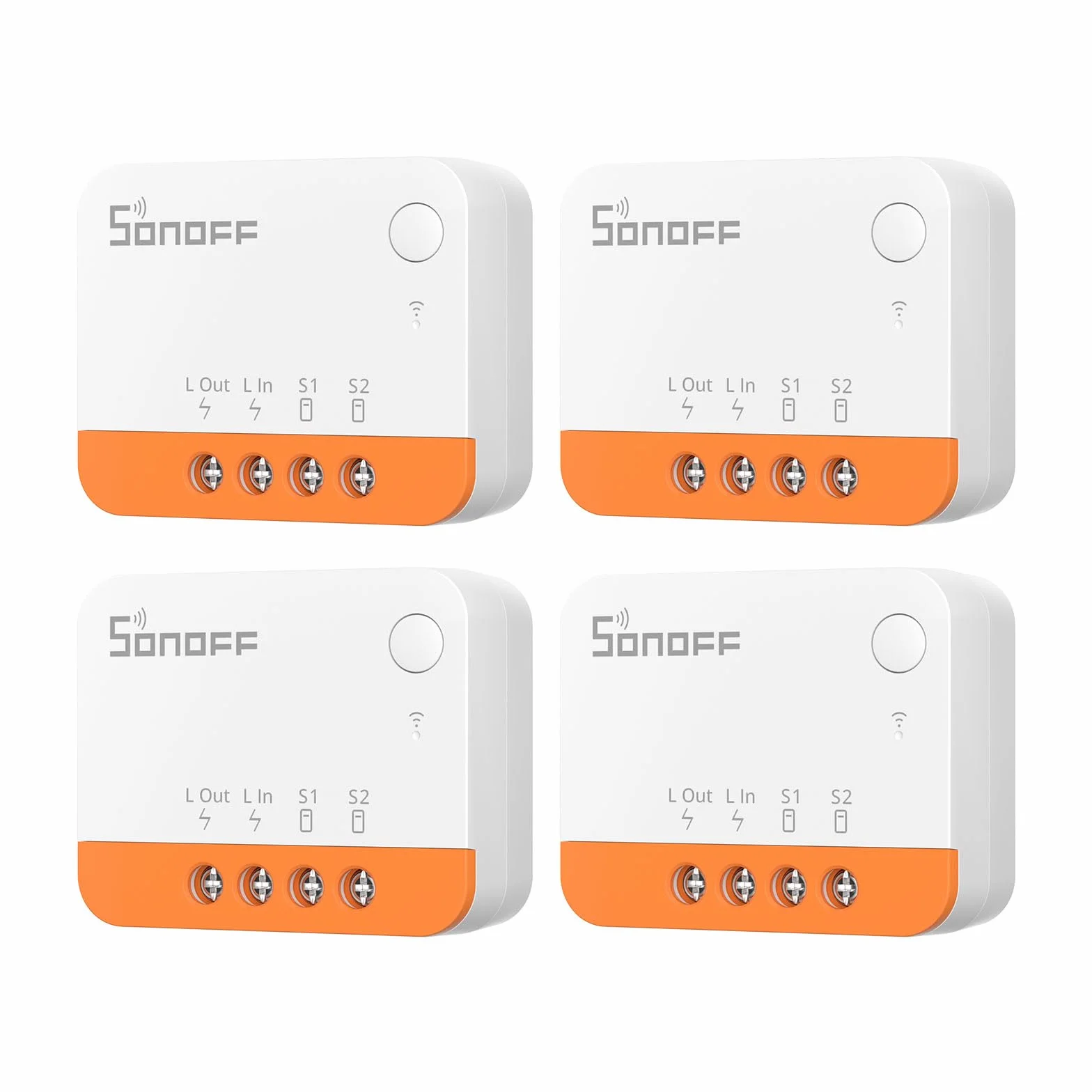 SONOFF ZBMINIL2 ZigBee Interrupteur Intelligent 2 Way Smart Switch 6A 1440W 4 Pack