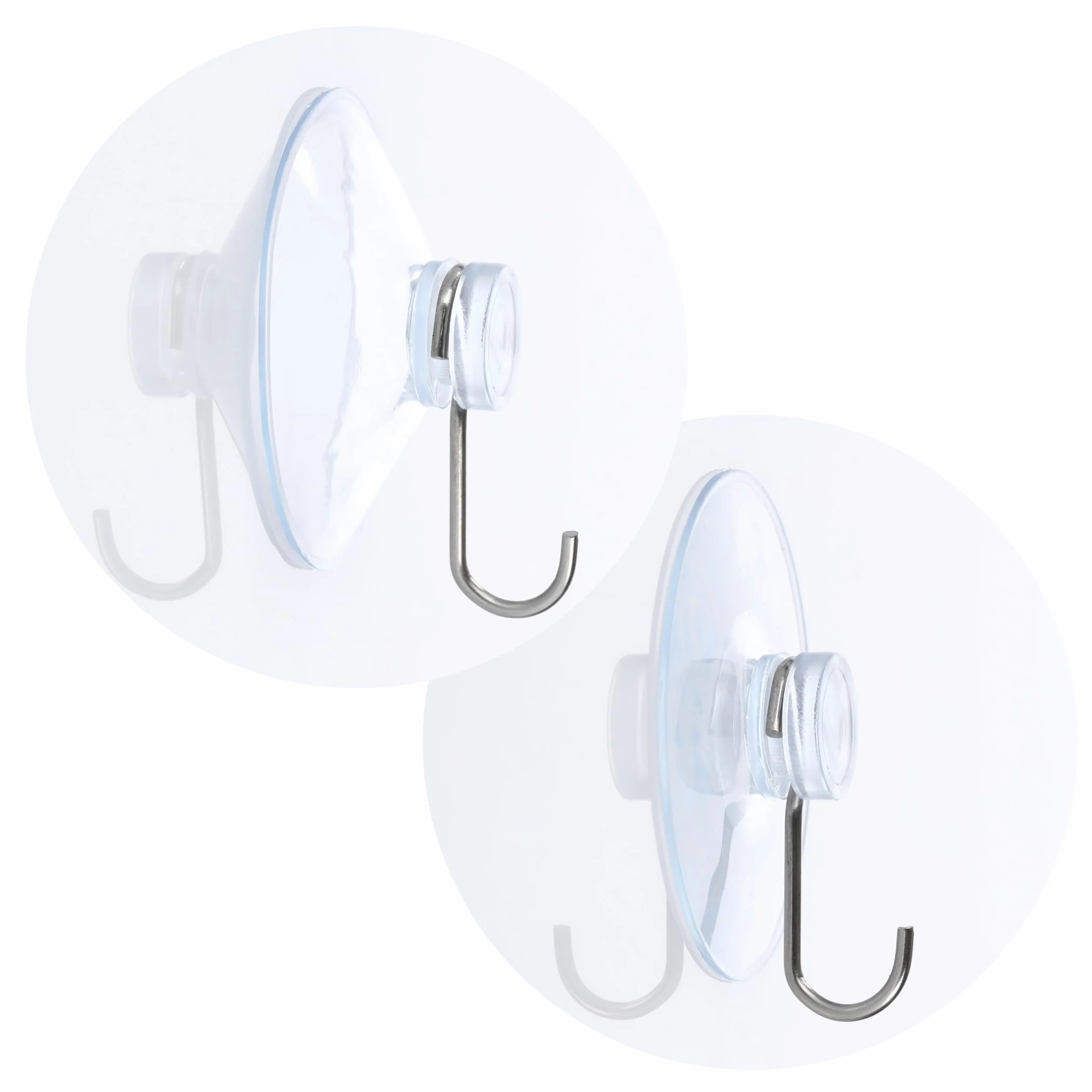 Nordstern Crochets à Ventouse Transparents Lot de 10 pour Fenêtre Salle de Bain Cuisine