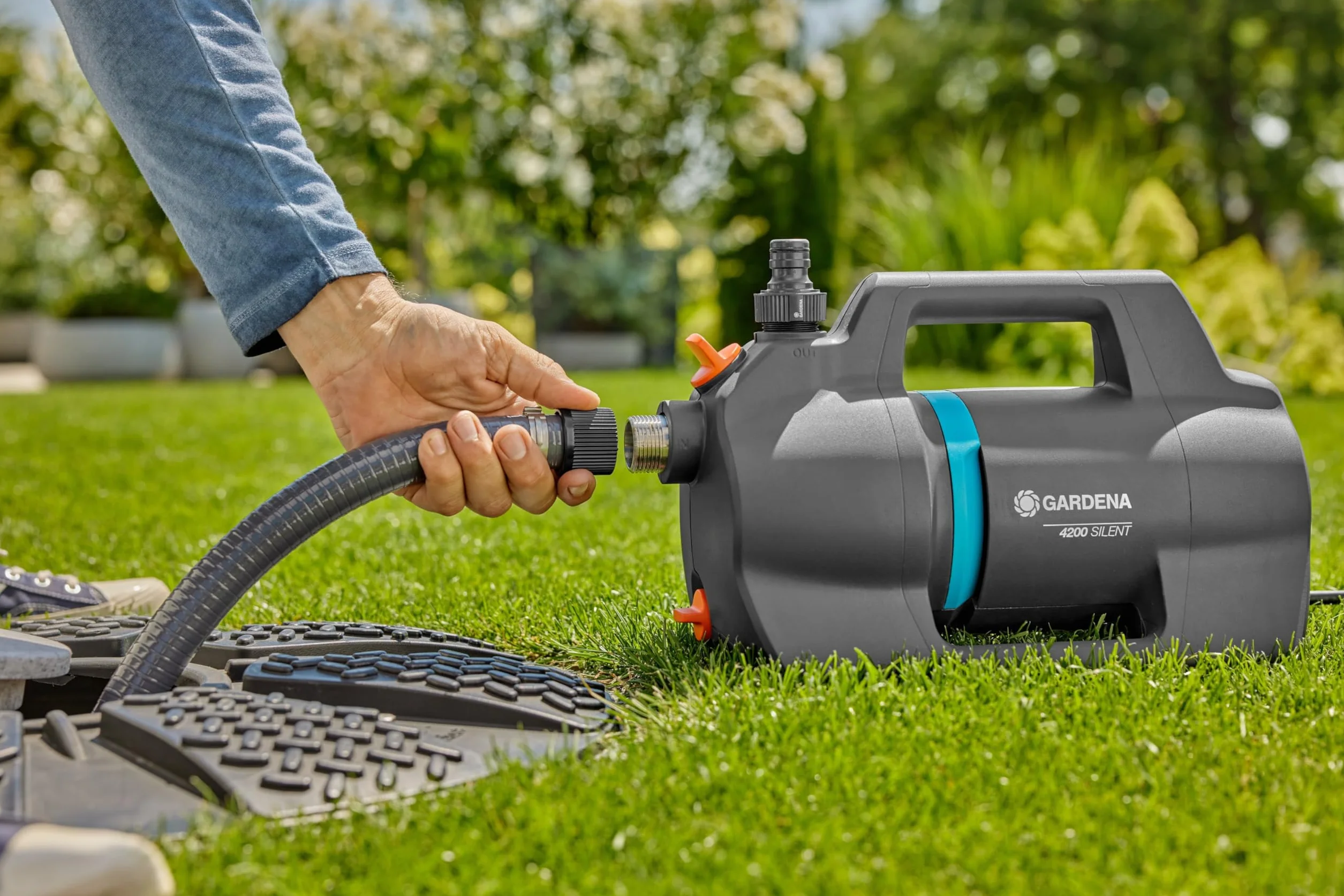 Gardena Bombe de Jardin 4200, Silencesa