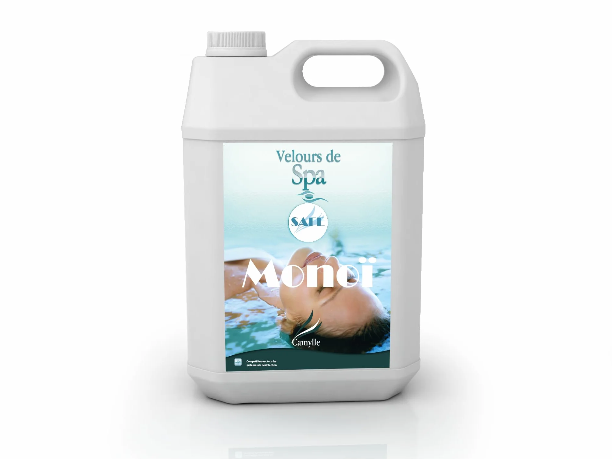 Camylle Velours de Spa Safe MONOÏ Parfum pour l'eau du Spa Fragrance Solaire et Florale 5000ml
