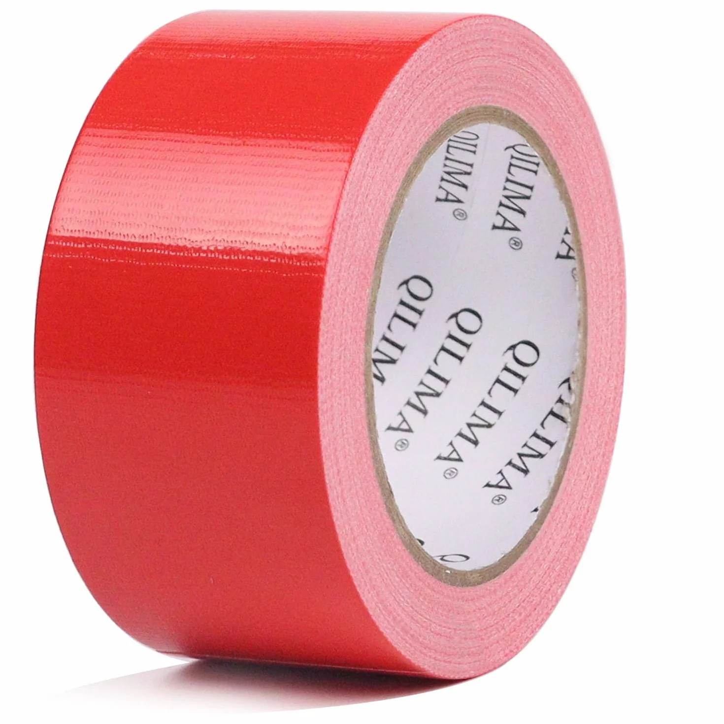 QILIMA Ruban adhésif tissu imperméable 5 cm x 25 m rouge