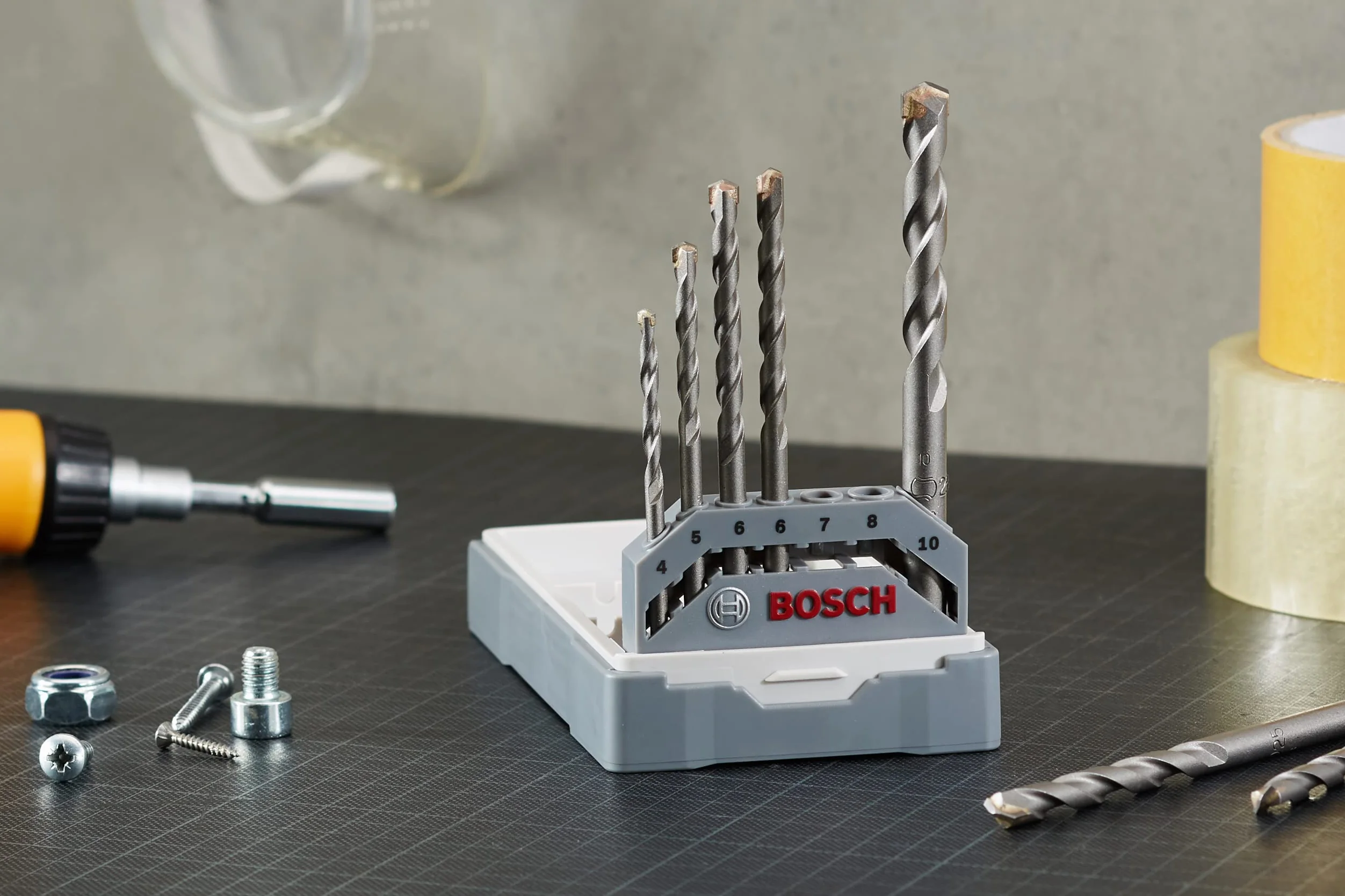 Bosch Professional CYL-3 Jeu de forets à béton 7 pièces Ø 4-10 mm