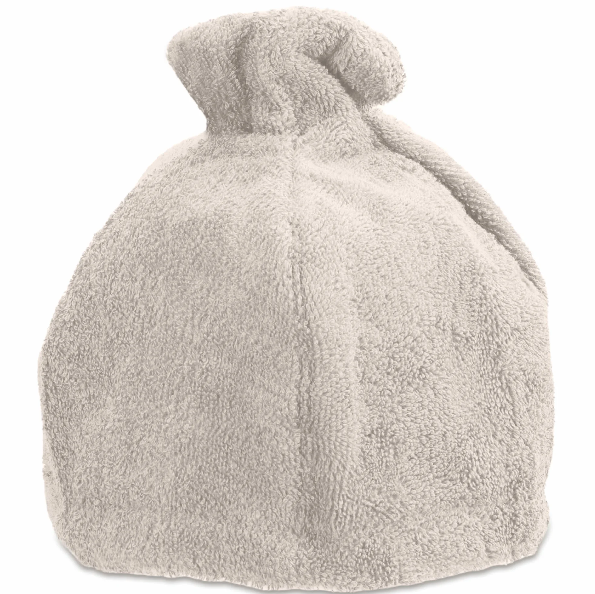 Bonnet de sauna 100% coton éponge 25 x 15 x 3 cm - Accessoire sauna spa hammam résistant à la chaleur