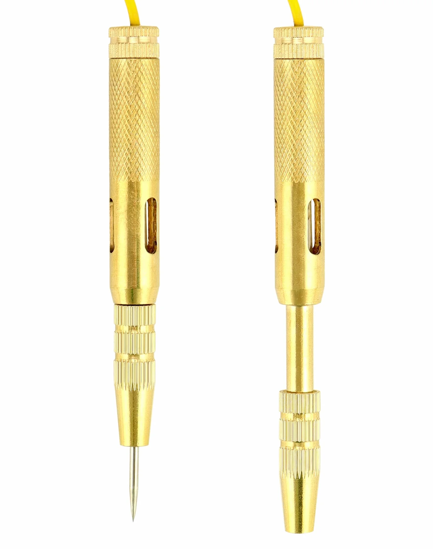 QWORK Testeur de Circuit de Voiture 6V 12V 24V Auto Testeur de Relais, Testeur Électrique avec Lampe Témoin Jaune