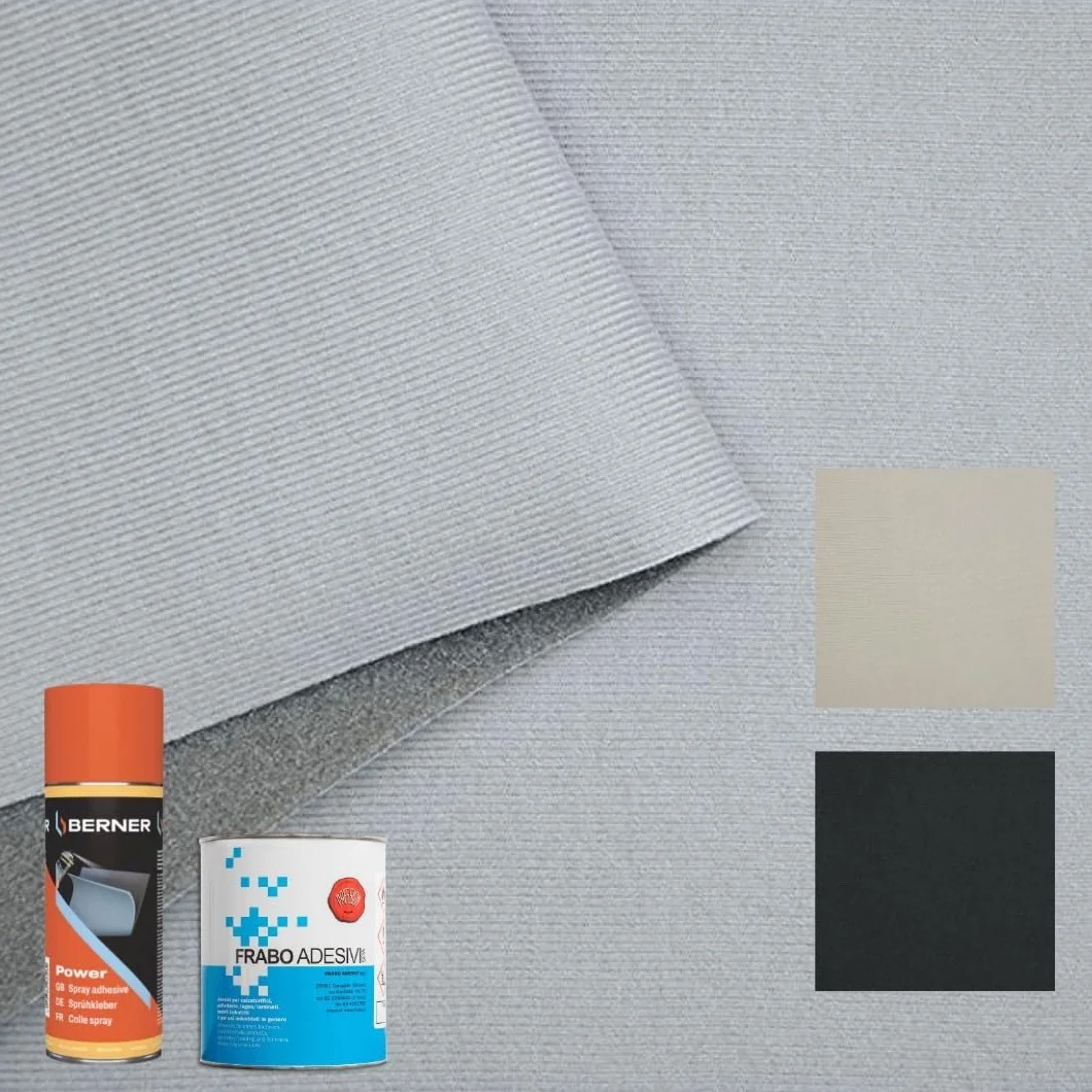 Kit Reparation Ciel de Toit Voiture avec Colle pour Tissu - Modele Vellours - Personnalisez Votre Tissu