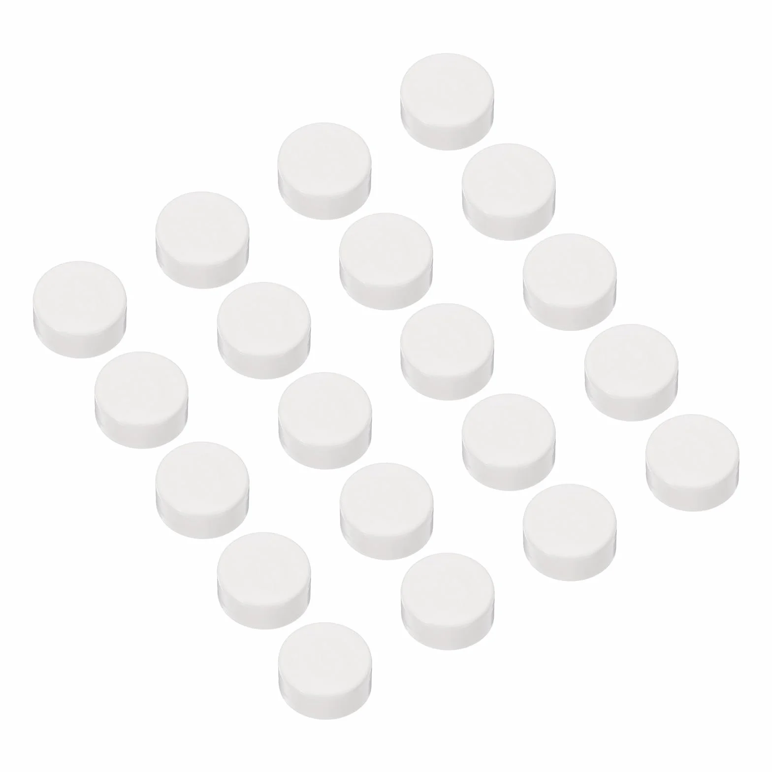 QUARKZMAN Embouts de Tube PVC 20 mm, Bouchons Ronds pour Tuyau, Conduit Électrique - Lot de 20