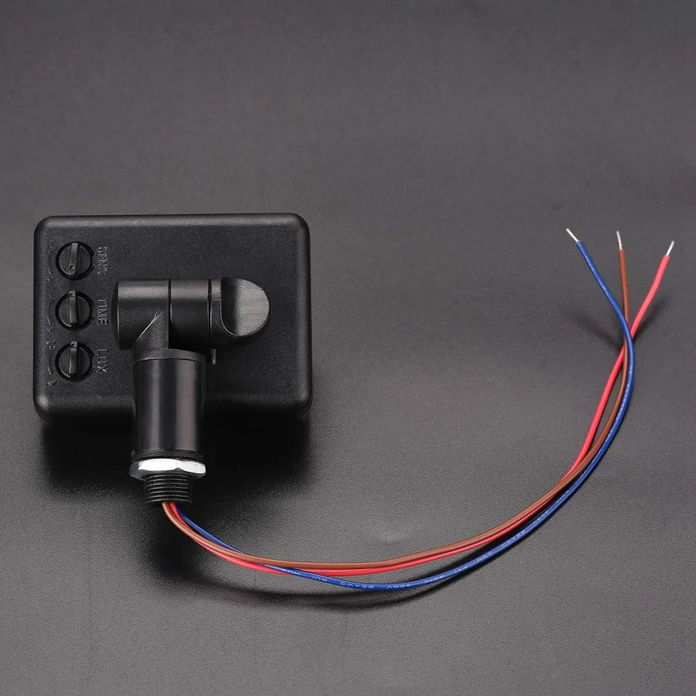 Interrupteur d'ampoule à capteur infrarouge de mouvement PIR 90~250V pour lampe de jardin