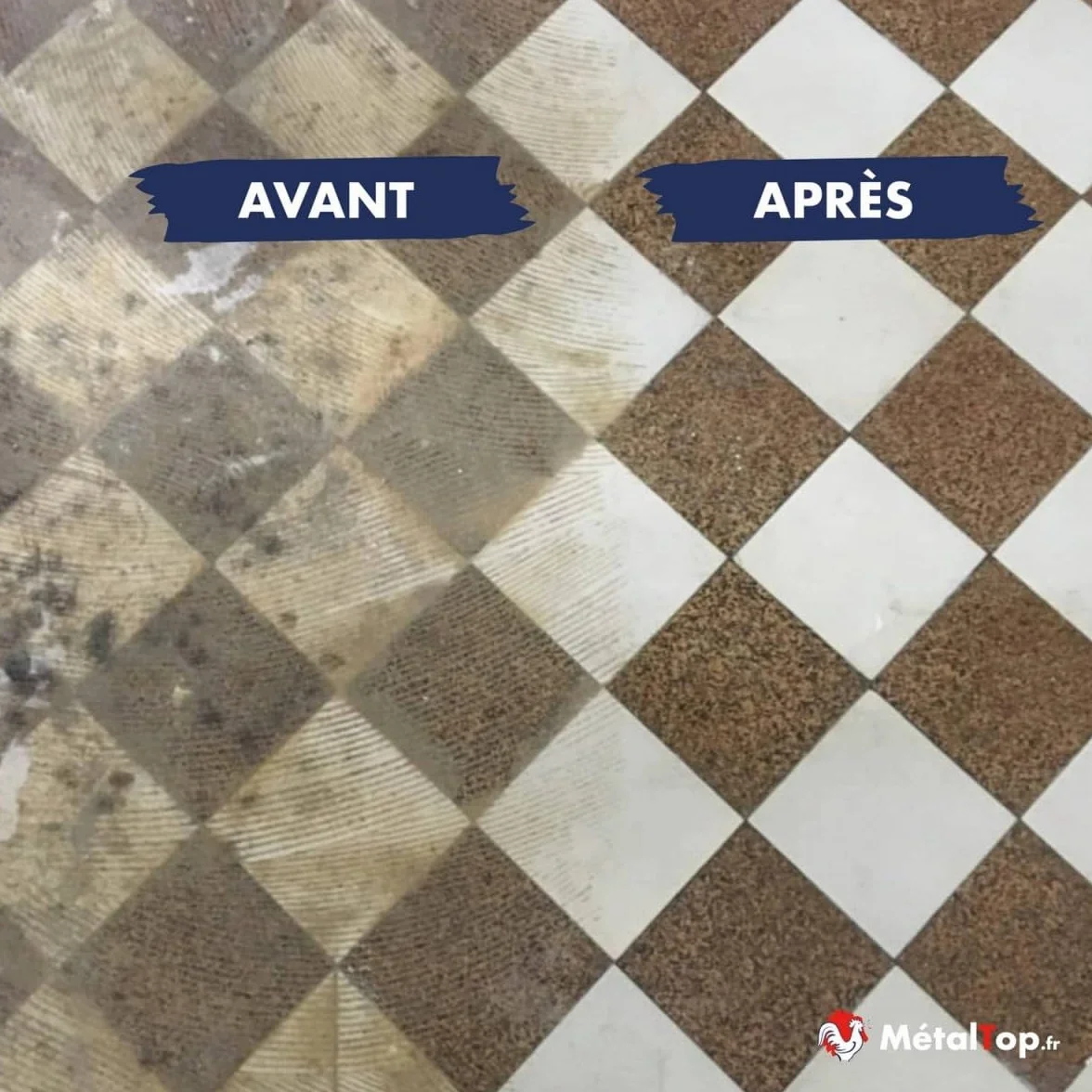 Decapant Carreaux De Ciment 1 L Nettoyant anti-tâches et laitance