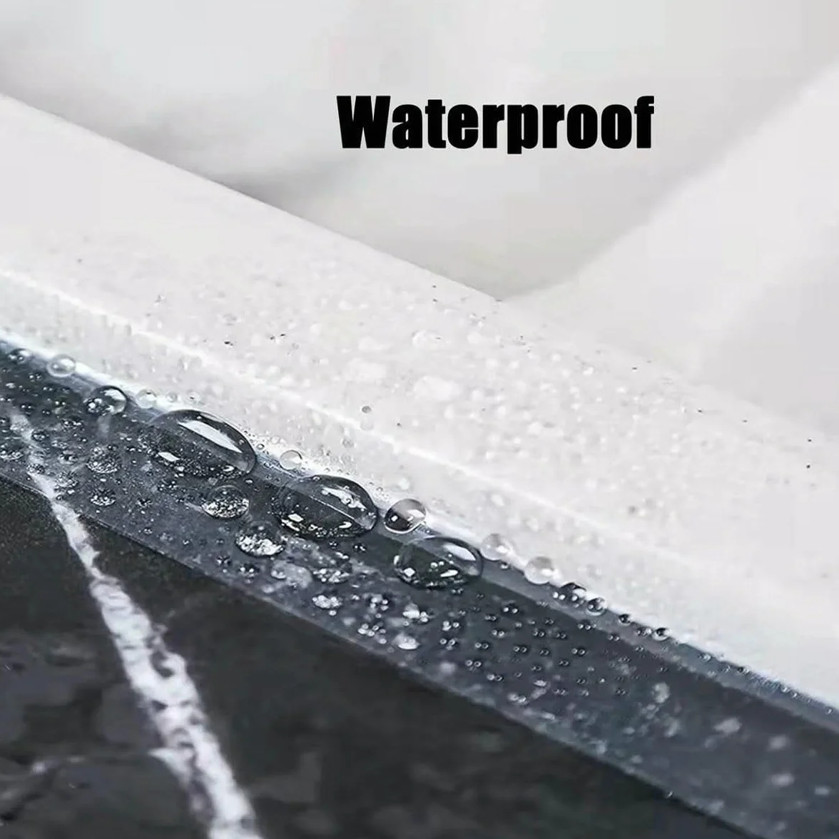 Bande adhésive nano imperméable anti-taches 5 cm x 10 m transparente pour joints cuisine salle de bain
